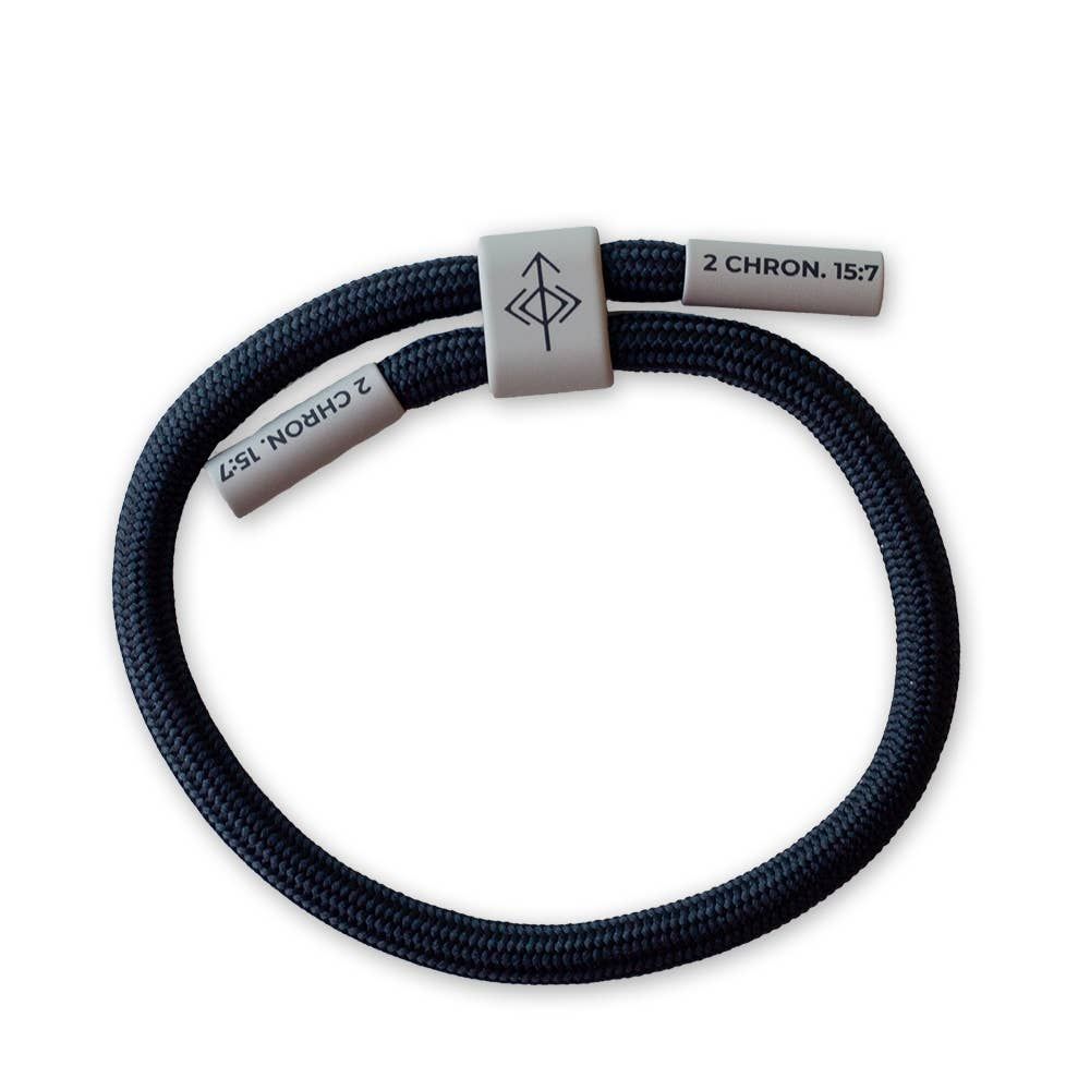 DON'T GIVE UP Christian Cord Bracelet