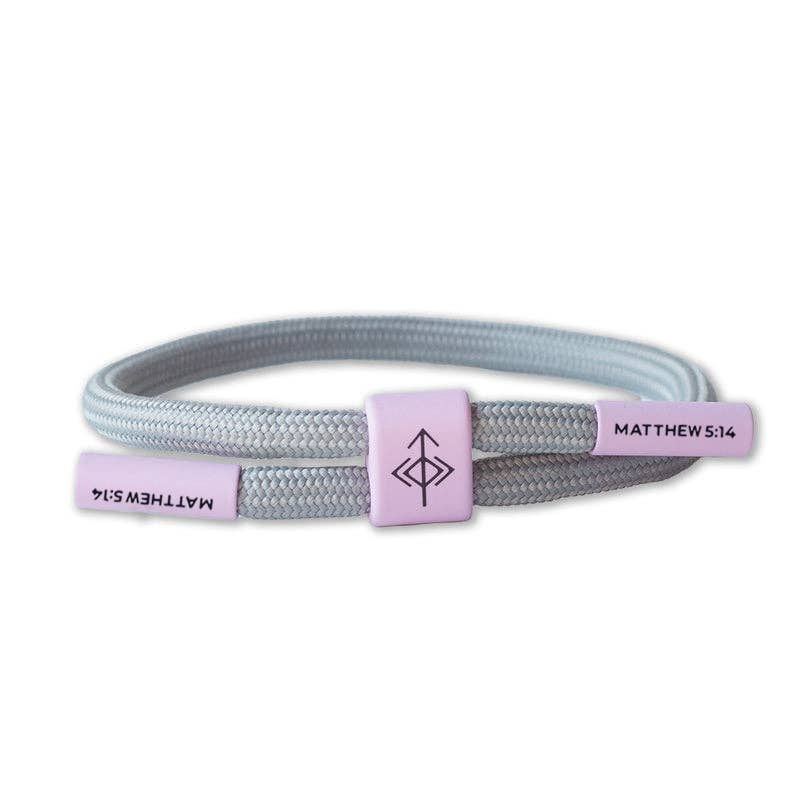 BE THE LIGHT Bracelet, Christian Cord Bracelet