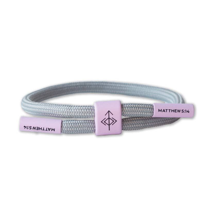 BE THE LIGHT Christian Cord Bracelet
