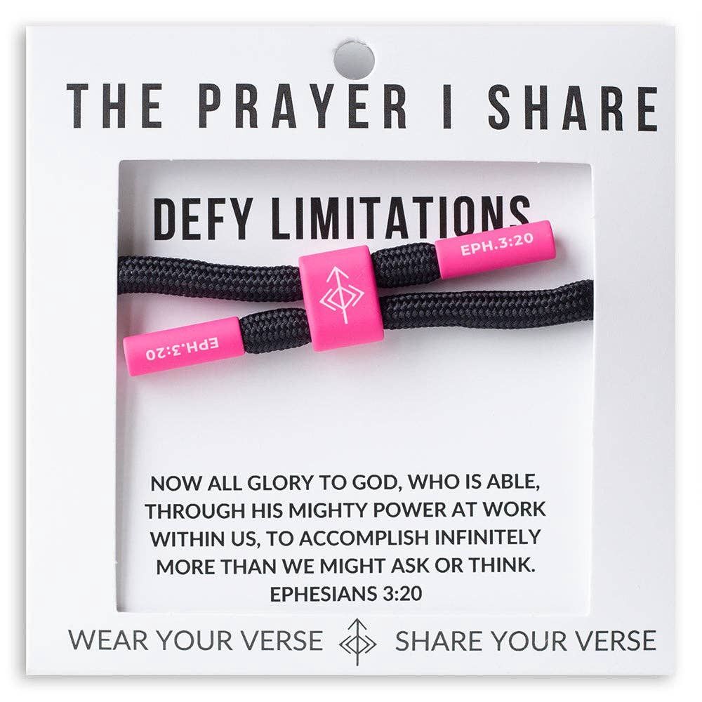 DEFY LIMITATIONS Christian Cord Bracelet