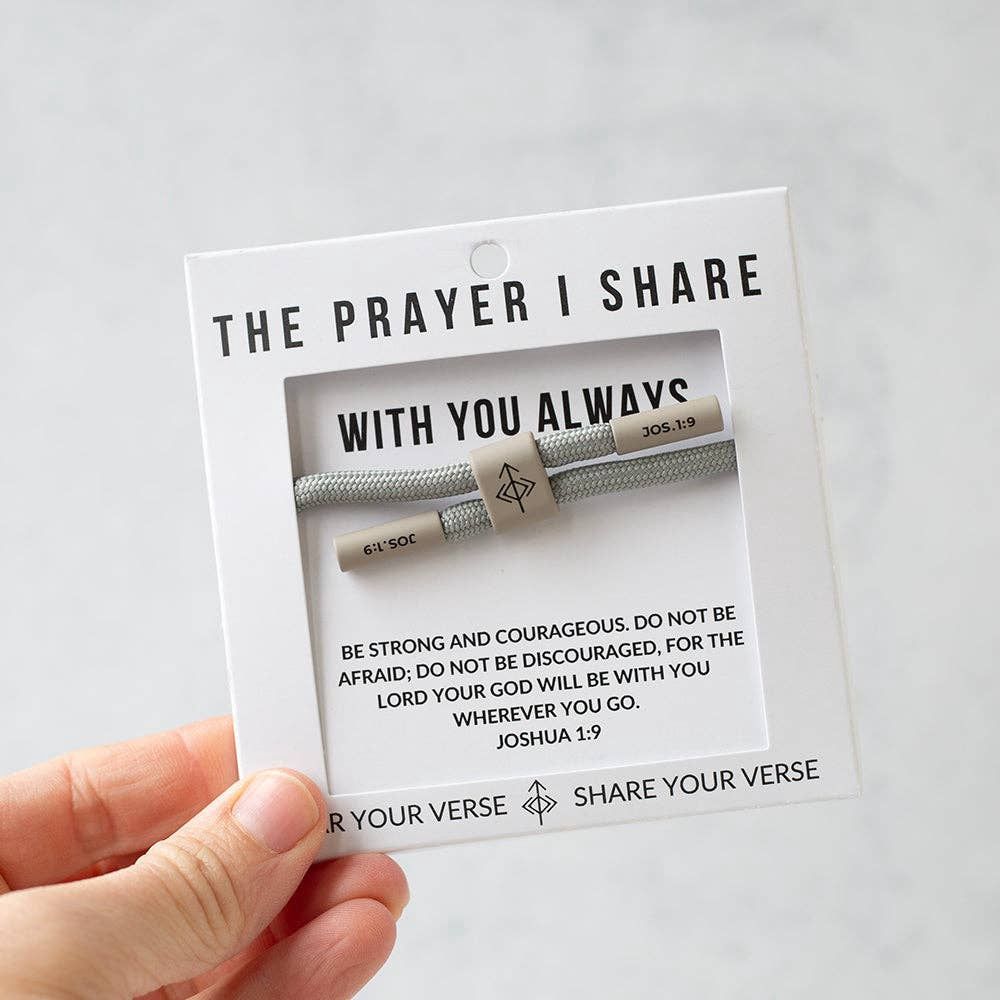 WITH YOU ALWAYS Cord Bracelet | Christian Jewelry |Scripture