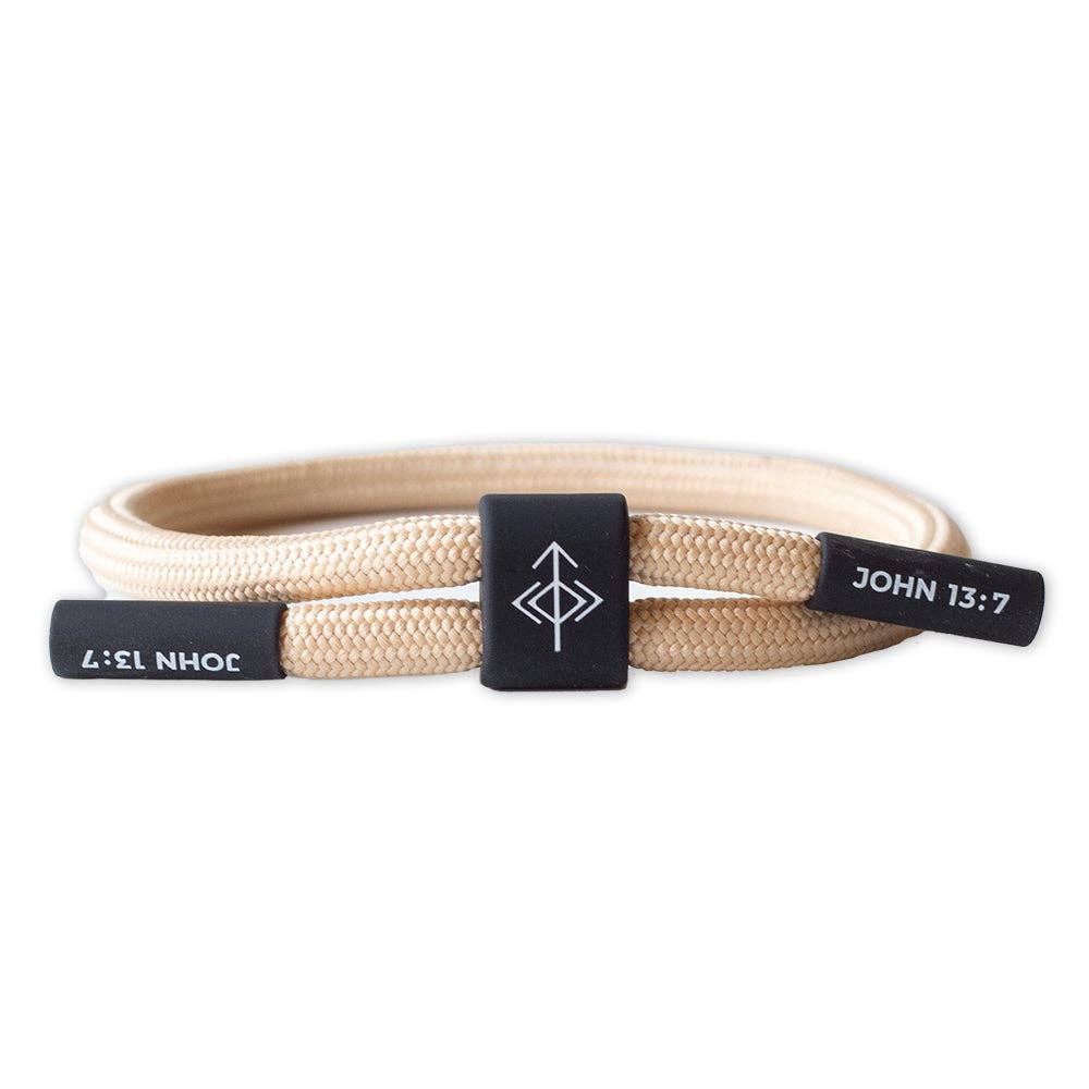 TRUST HIS TIMING Christian Cord Bracelet | Father's Day