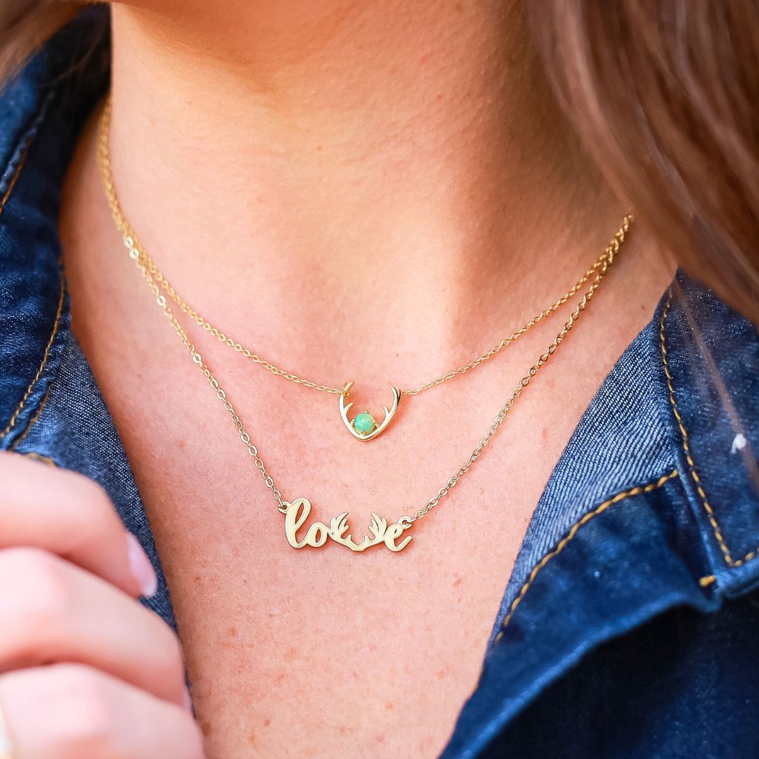 The Antler Opal Necklace