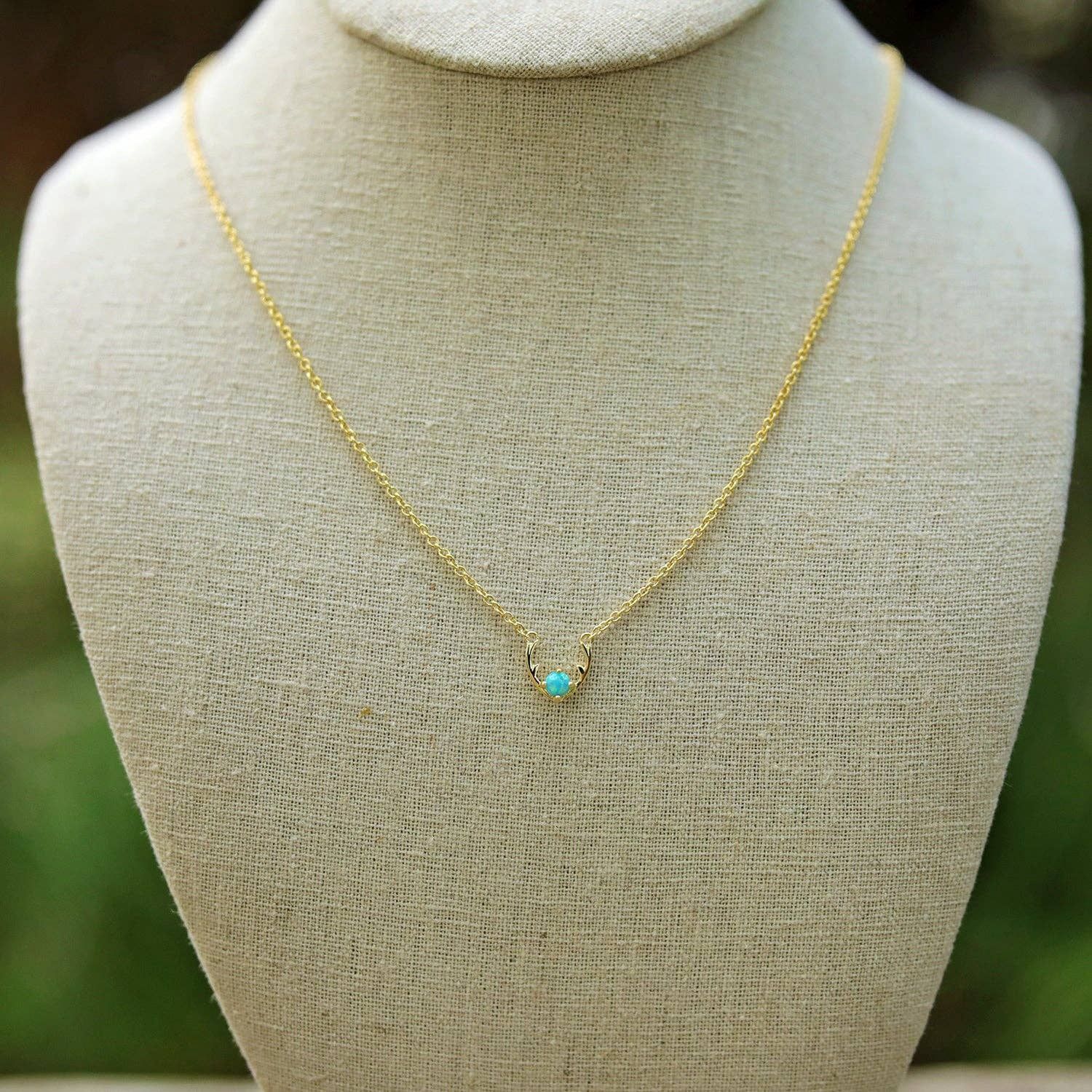 The Antler Opal Necklace