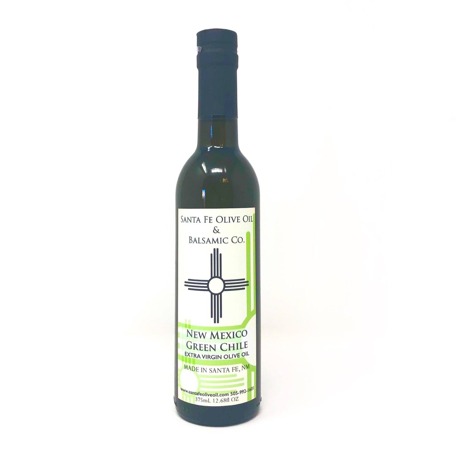 New Mexico Green Chile Olive Oil, Size: 375ml | 12.68oz