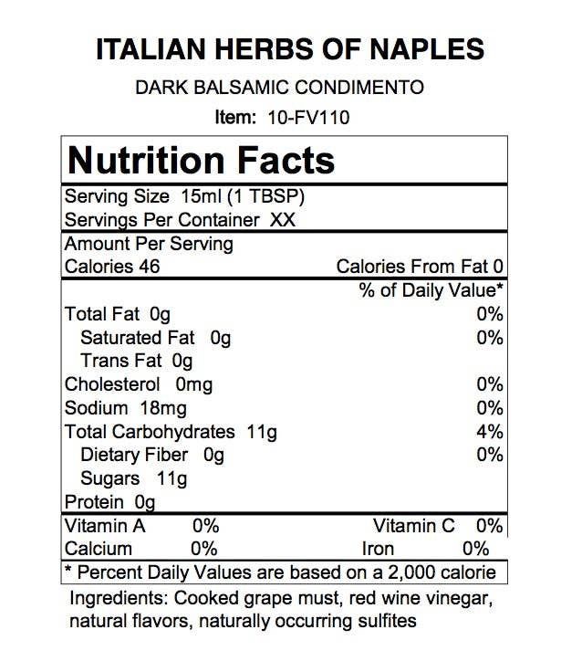 Italian Herb Dark Balsamic