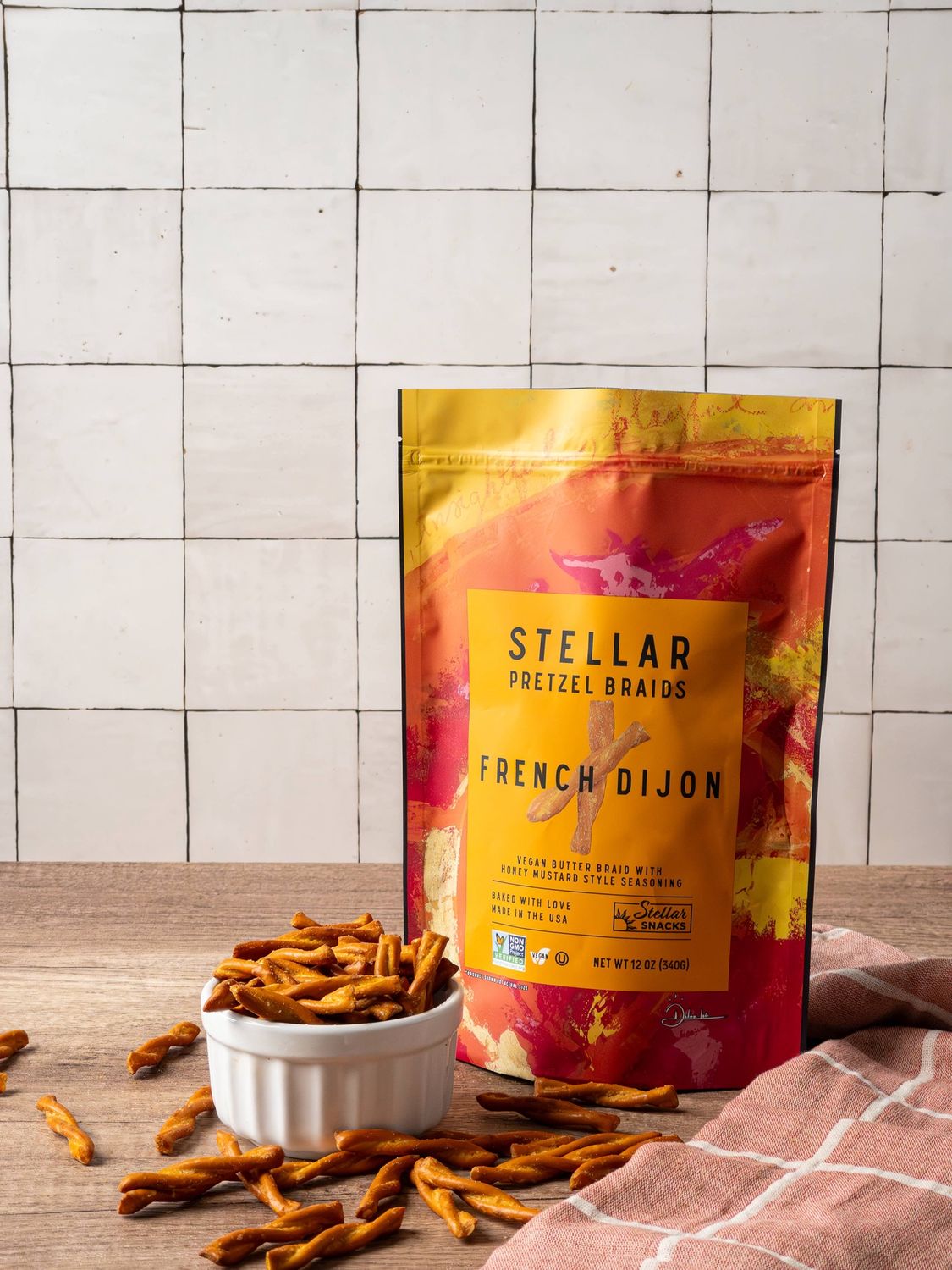Stellar Pretzel Braids - French Dijon- 12oz
