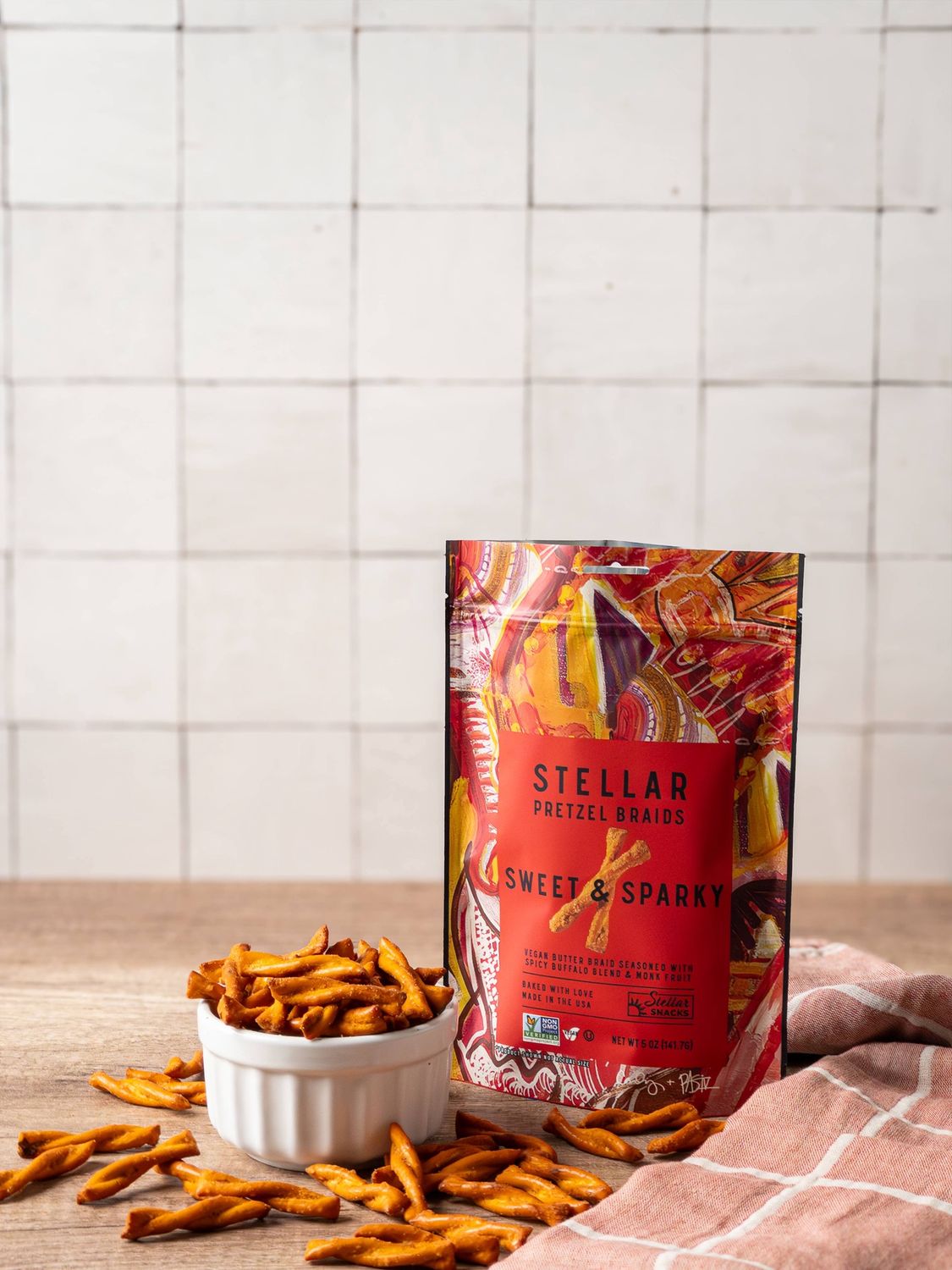 Stellar Pretzel Braids - Sweet &amp; Sparky - 5oz