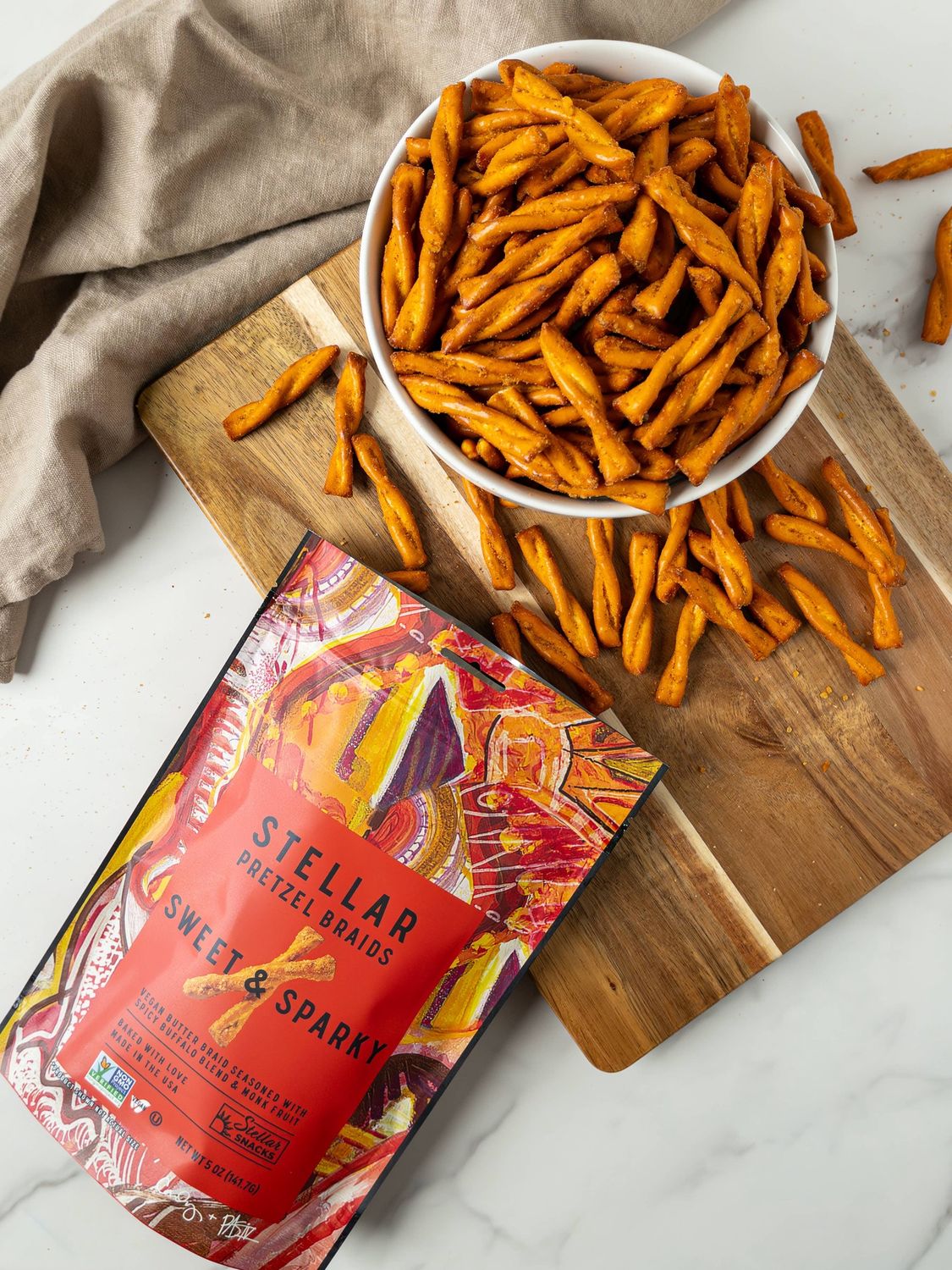 Stellar Pretzel Braids - Sweet &amp; Sparky - 5oz