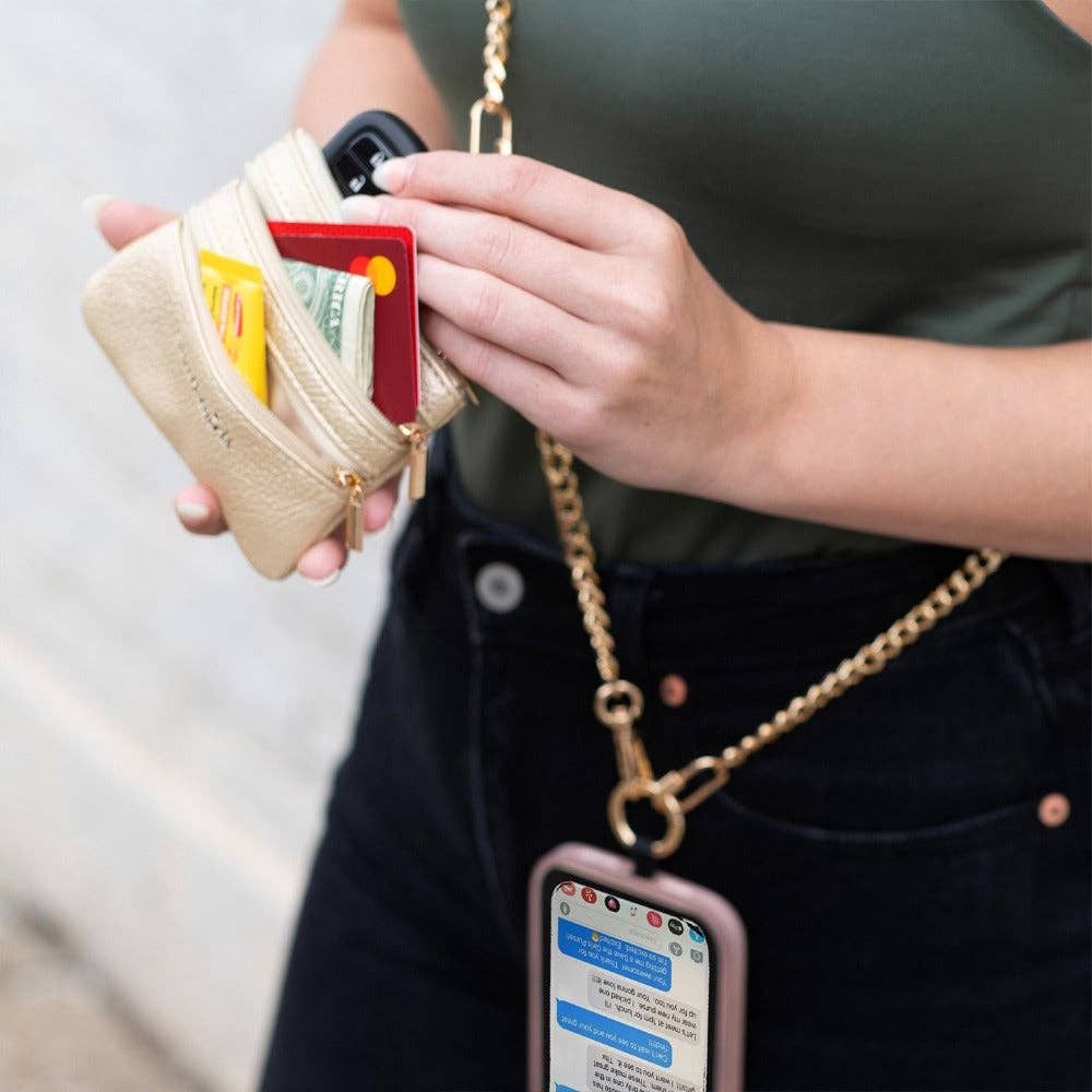 Clip &amp; Go Chain w/Zippered Pouch