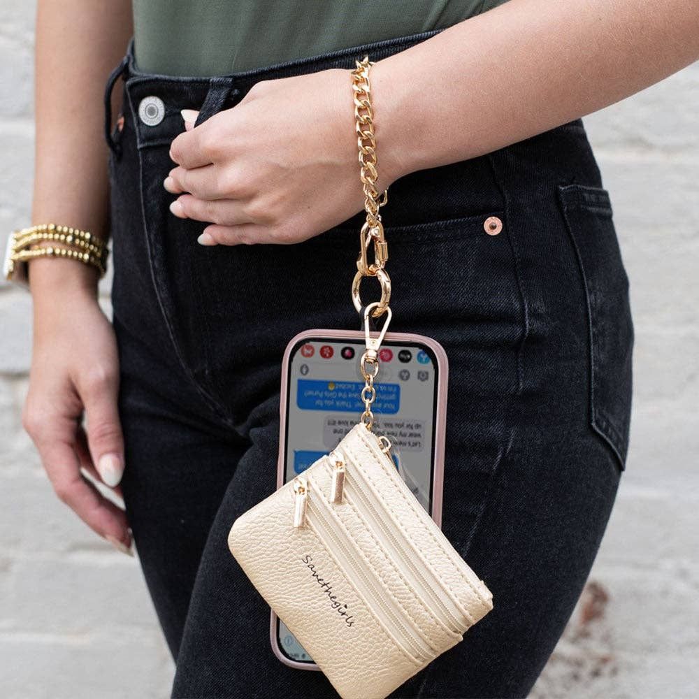 Clip &amp; Go Chain w/Zippered Pouch