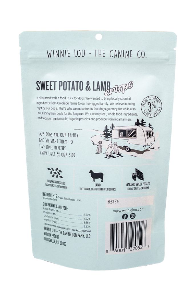 Sweet Potato &amp; Lamb Crisps