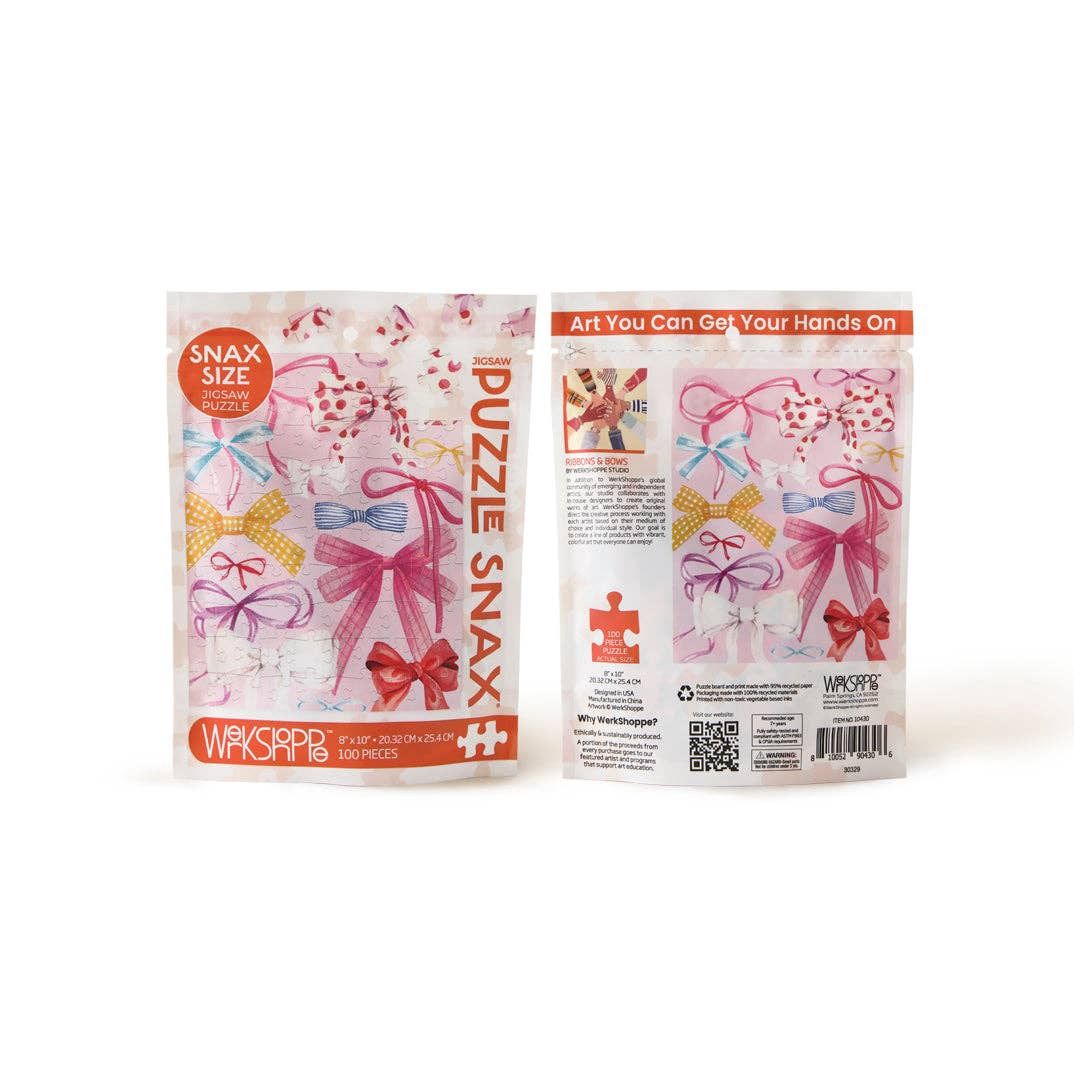Ribbons &amp; Bows 100 Piece Puzzle Snax