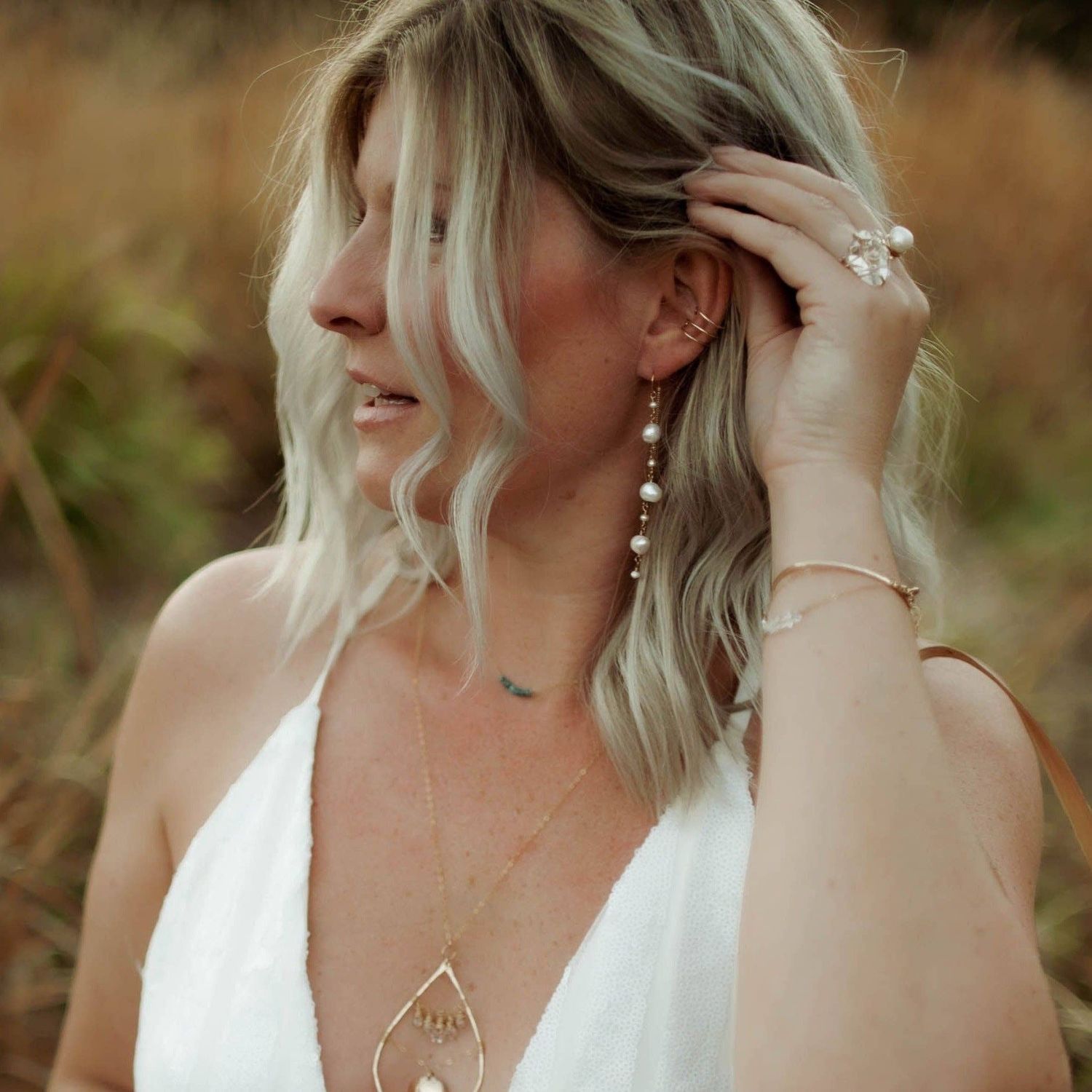 Triple Bar Ear Cuff - Sterling Sliver