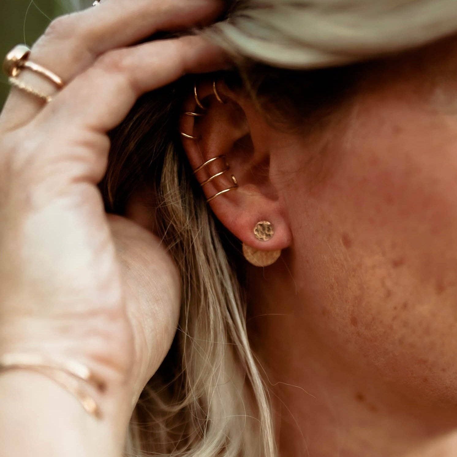 Triple Bar Ear Cuff - 14k Gold Fill