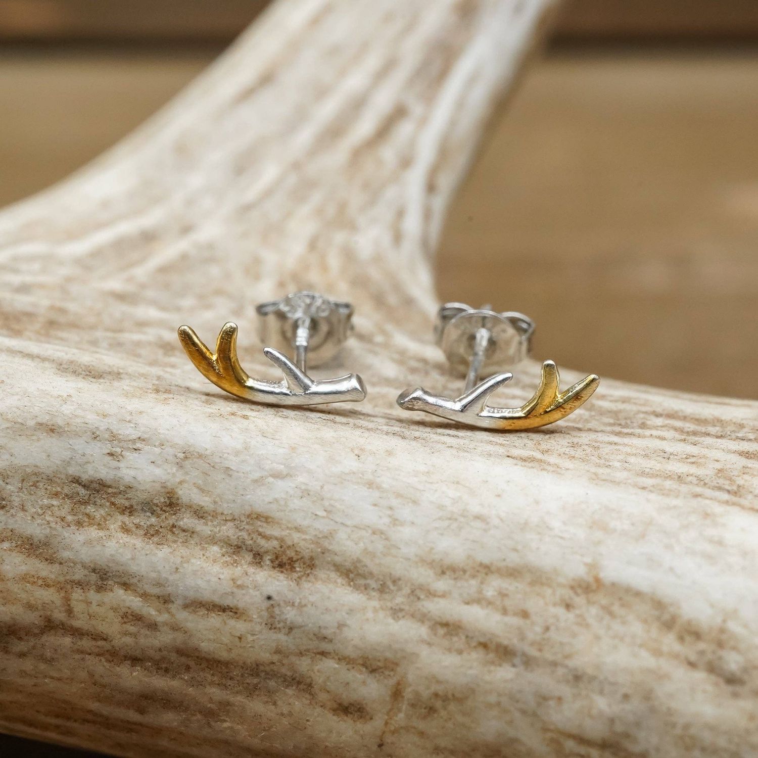 Antler Stud Mixed Earrings