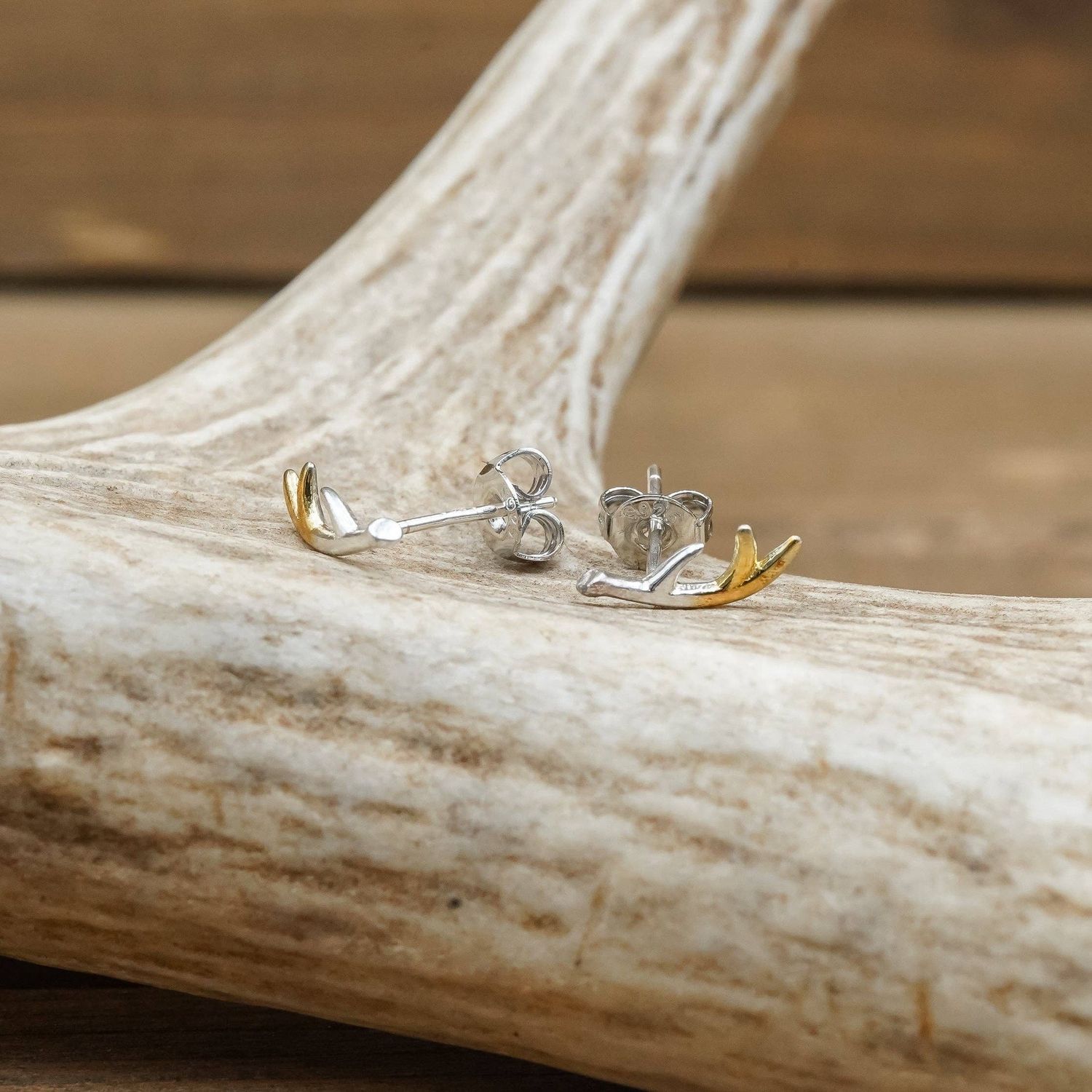 Antler Stud Mixed Earrings