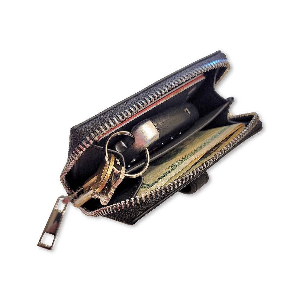 Clip &amp; Go Strap w/Pouch Brushed Vegan Leather