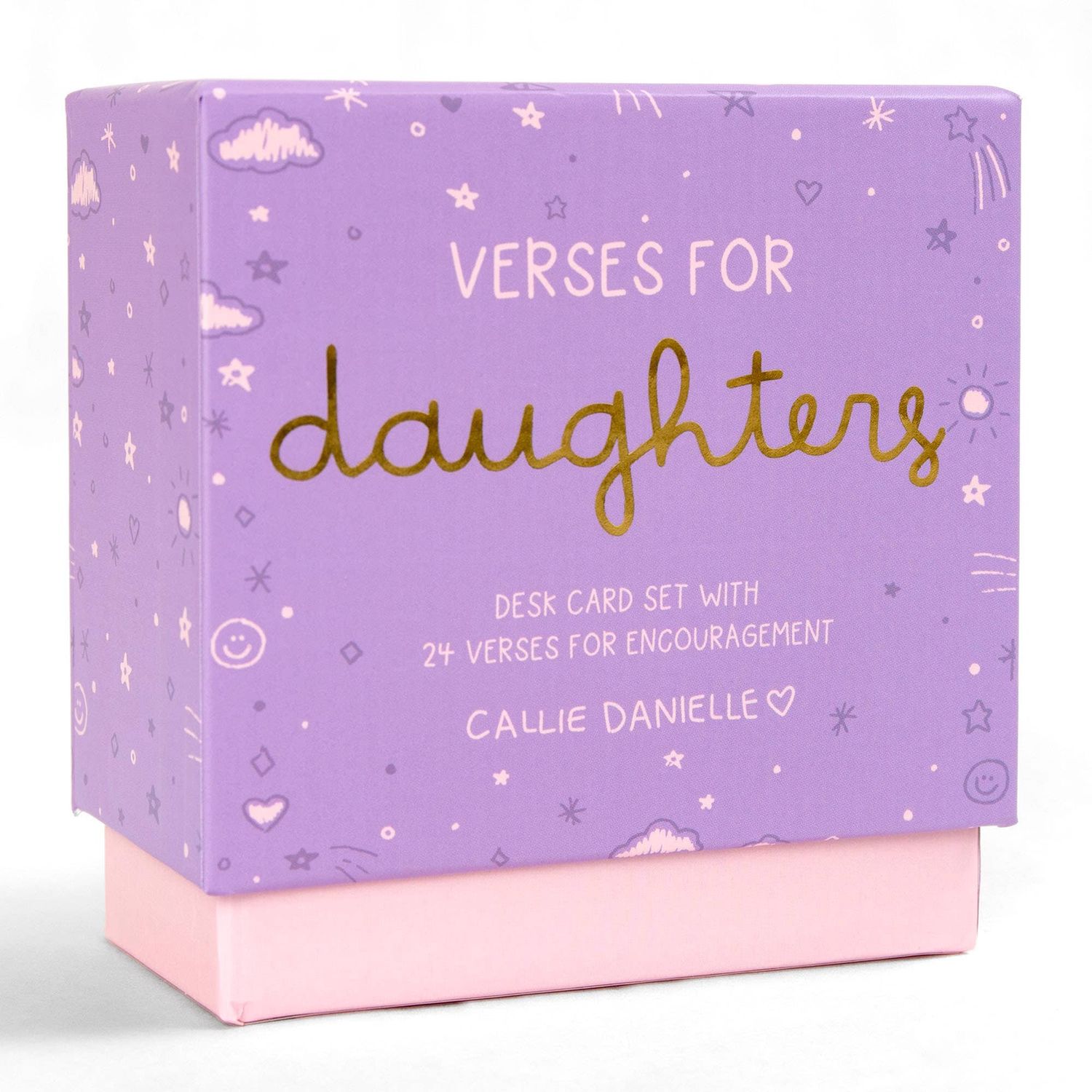 Verses for Daughters – Bible Verse Card Set + Display Stand