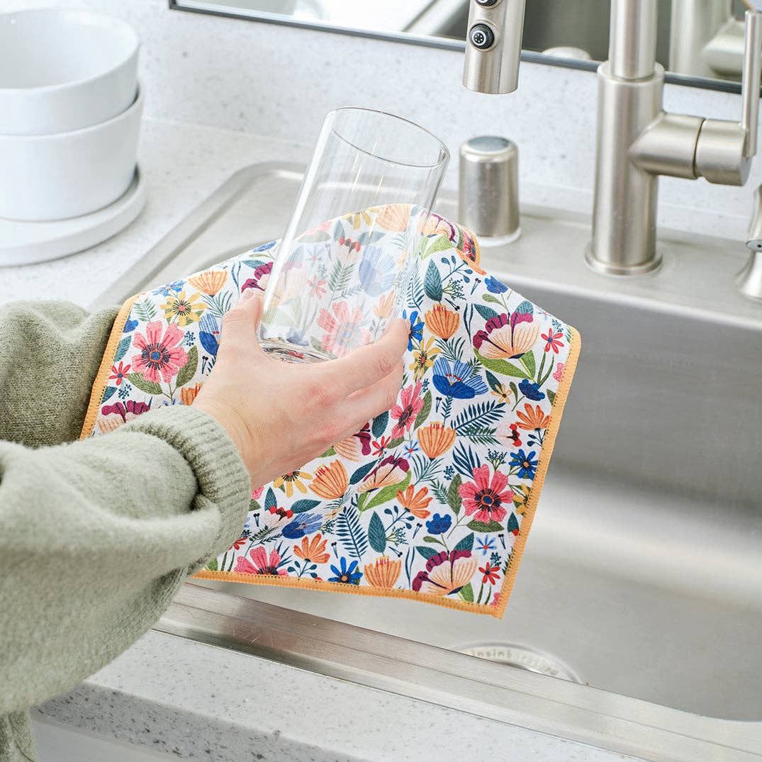 Field Of Flowers All Purpose Towel Set, Multi-Surface Cloths
