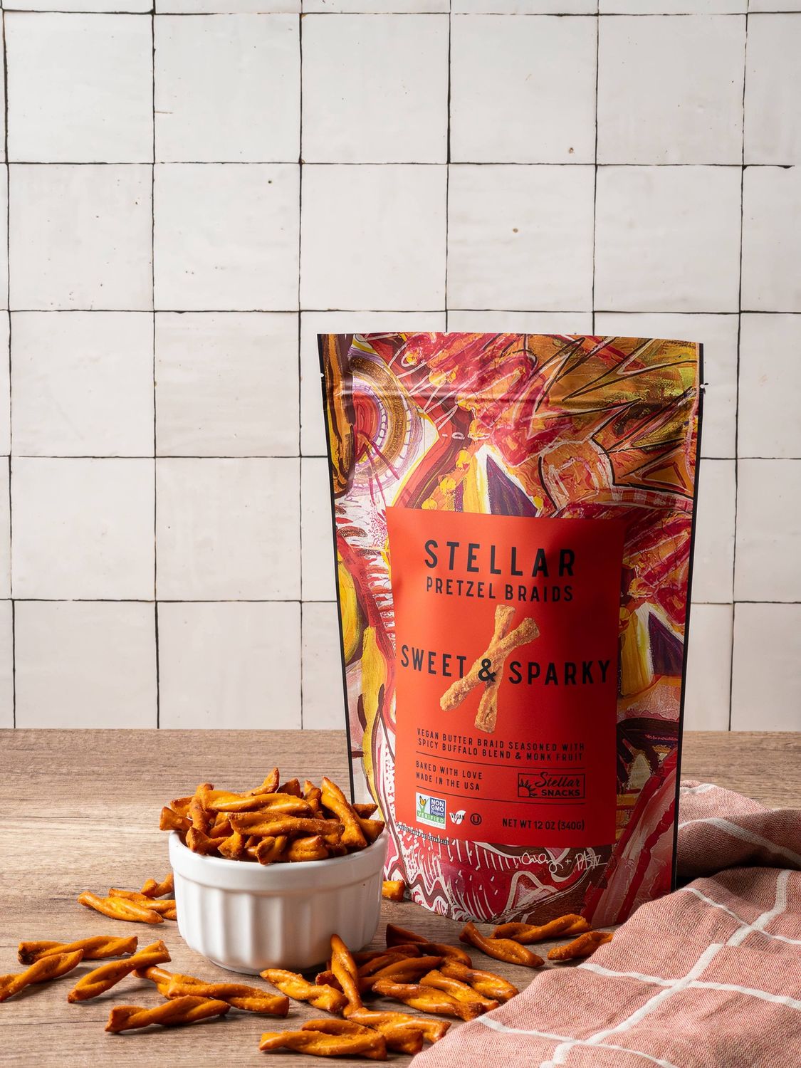 Stellar Pretzel Braids - Sweet &amp; Sparky -12oz