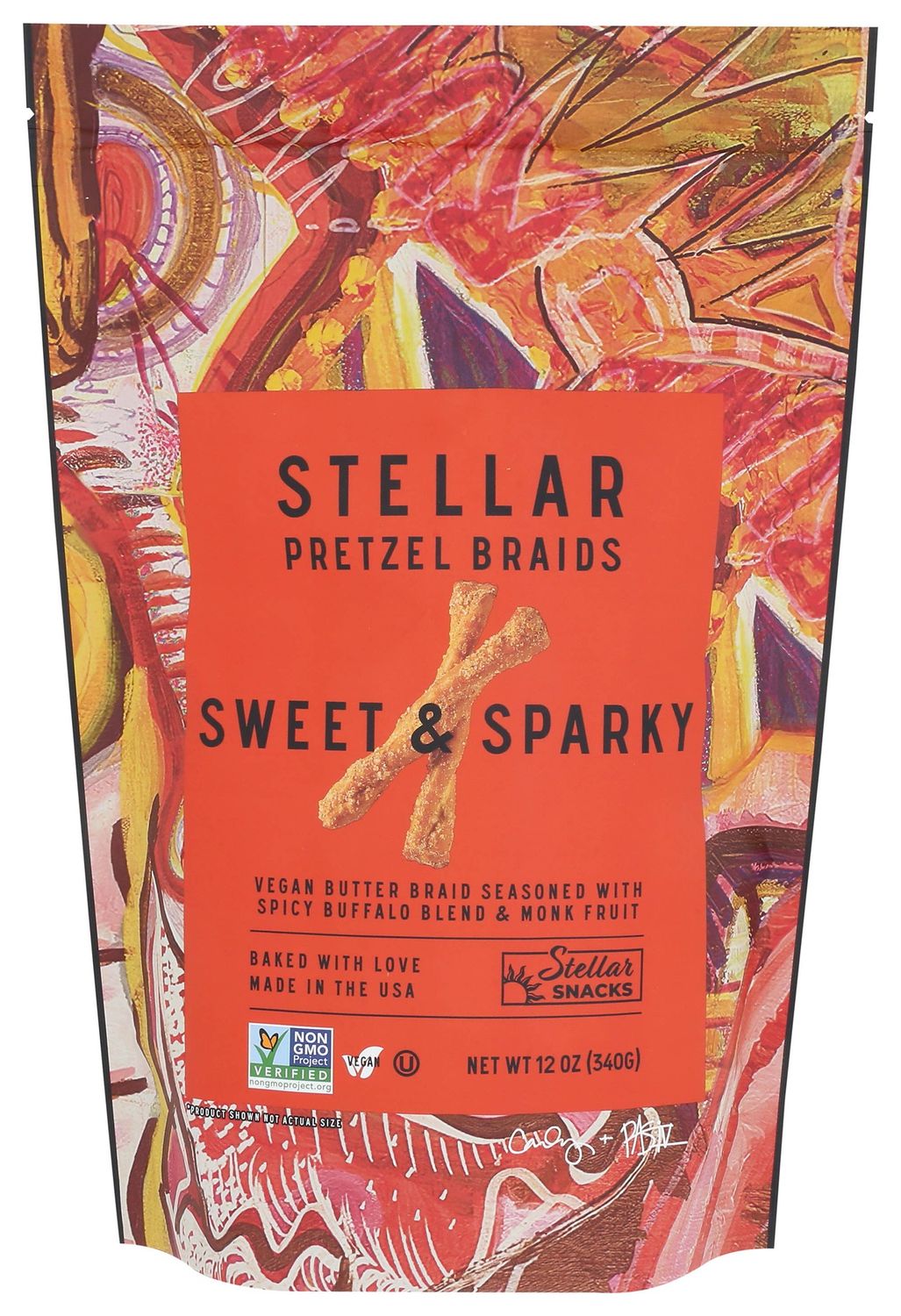 Stellar Pretzel Braids - Sweet &amp; Sparky -12oz