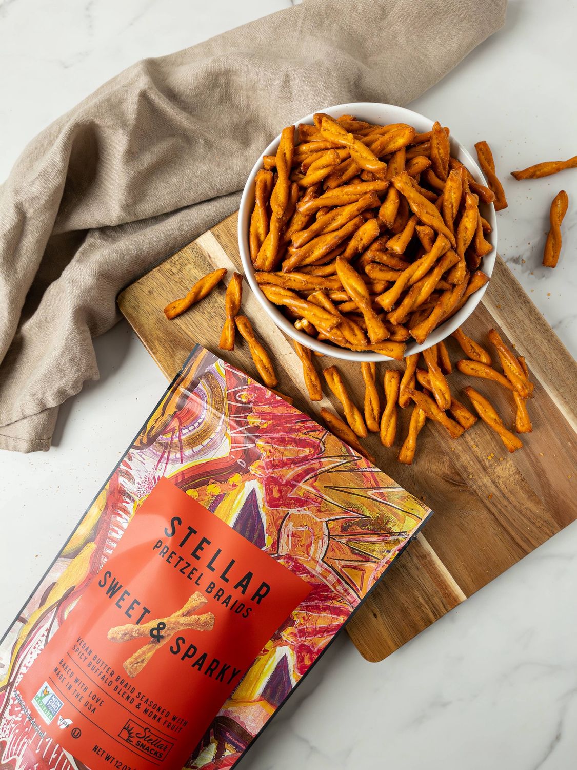 Stellar Pretzel Braids - Sweet &amp; Sparky -12oz