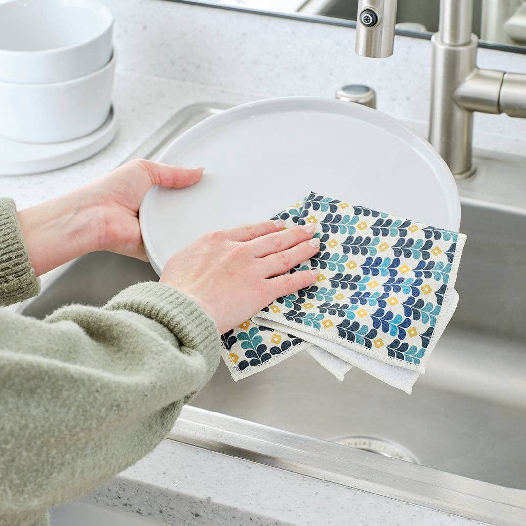 Colorful Leaves All Purpose Microfiber Towels, Set of 4