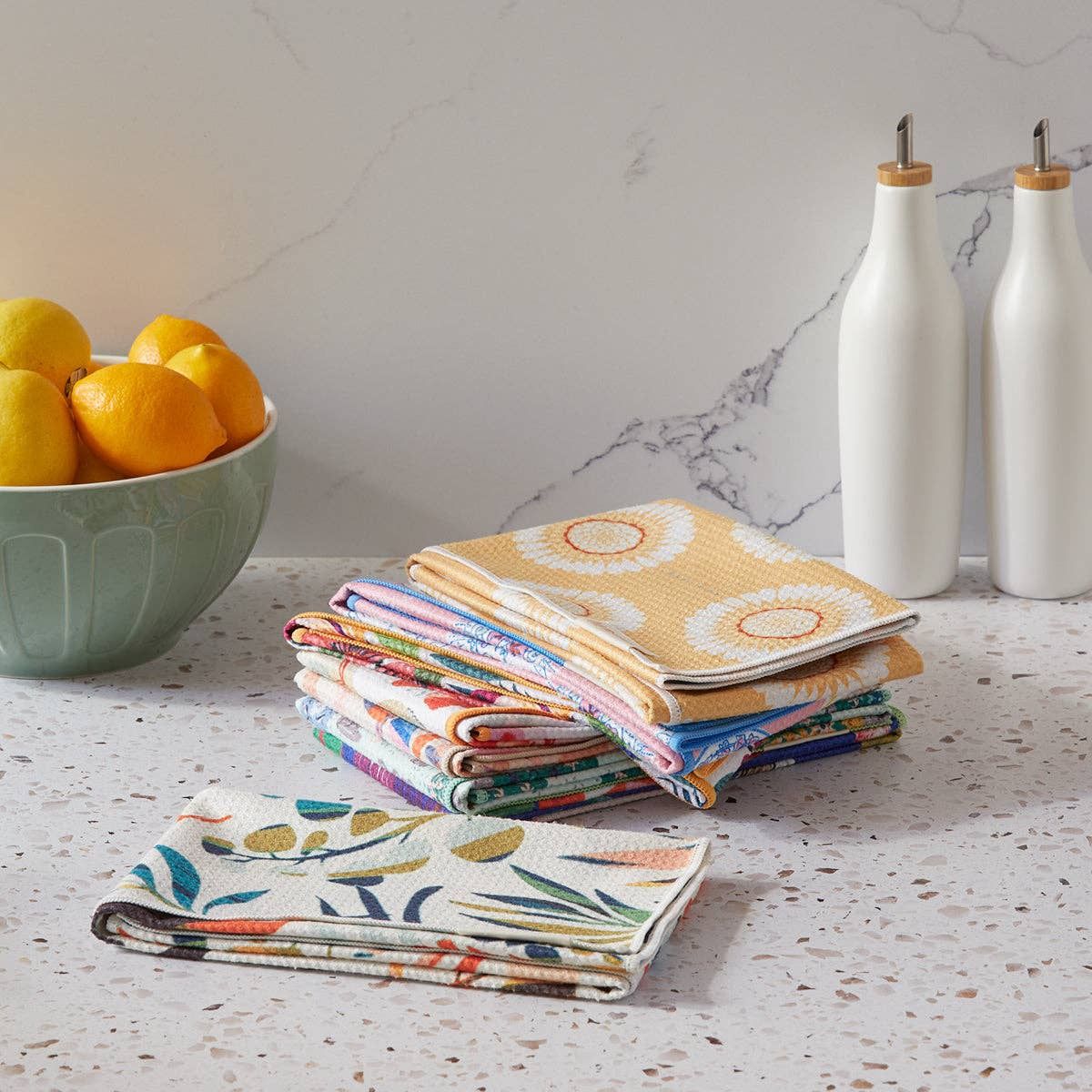 Sunflower Chains Microfiber Kitchen Towel