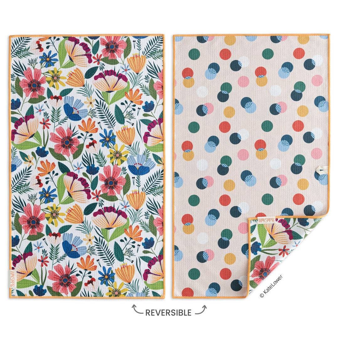 Fields Of Flowers Microfiber Hand Towel, Spring Decor Gift