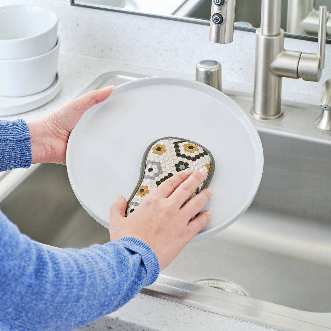 Leaf Tiles Scrubbie Set, Eco-friendly &amp; Machine Washable