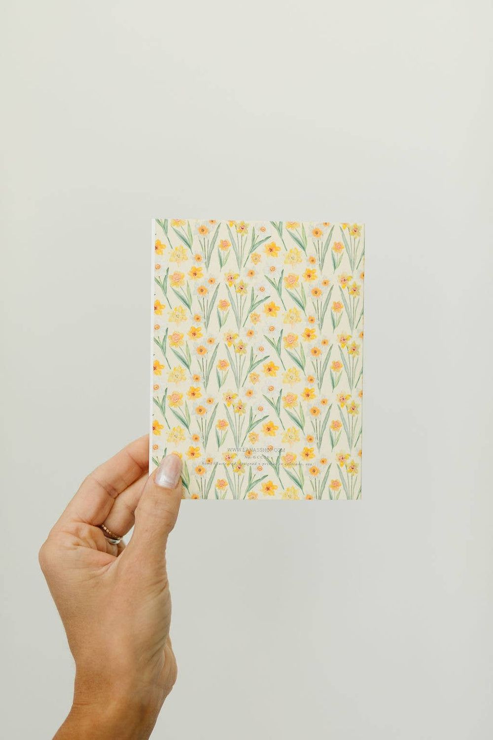 Sending Sunshine Daffodil Greeting Card, Floral Greeting