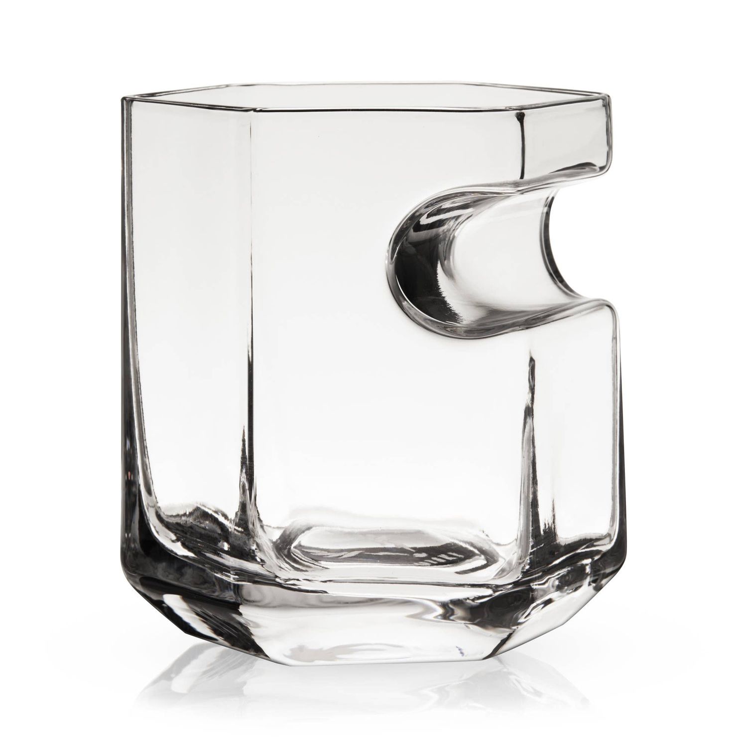 Raye™ Crystal Whiskey Glass with Builtin Cigar Holder