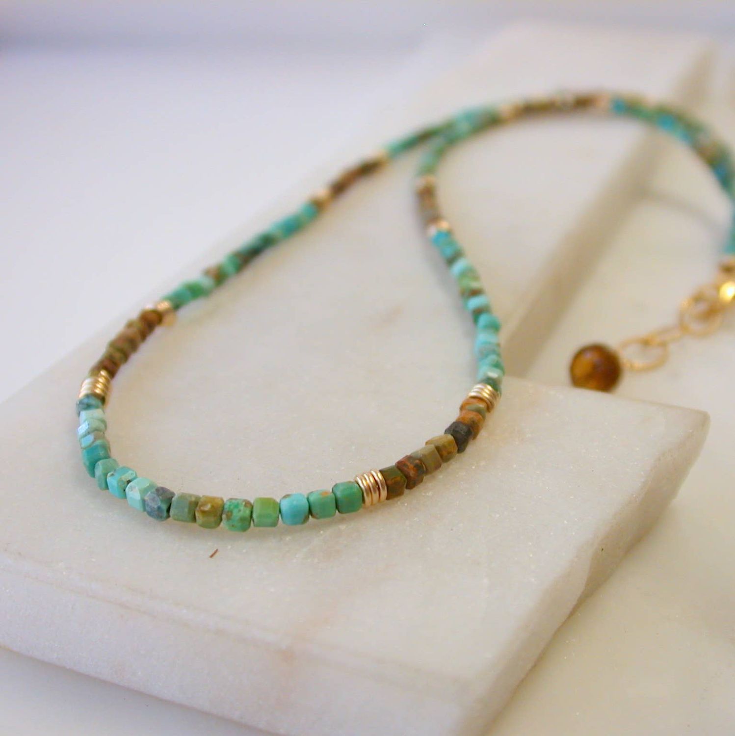 Turquoise Beaded Necklace