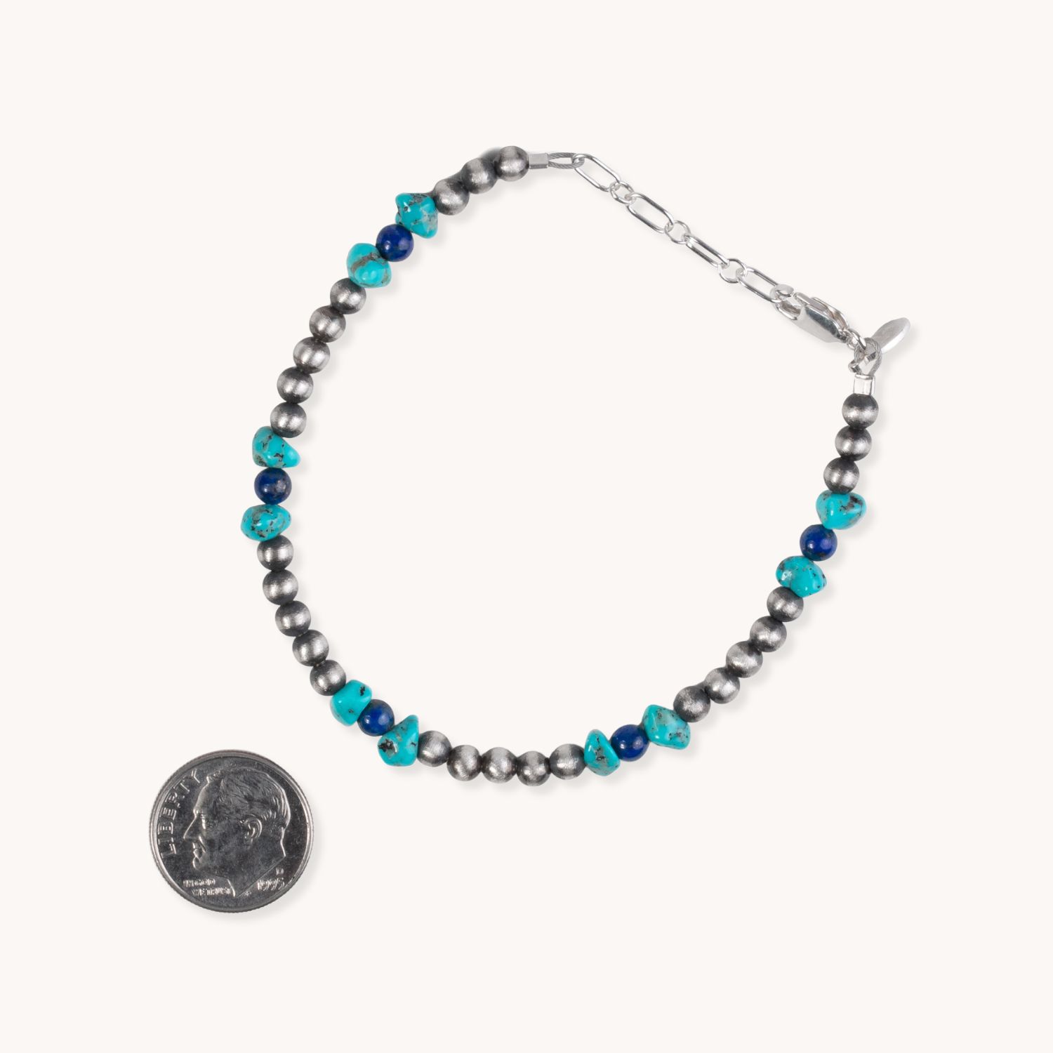 Desert Blossom: Lapis Wellspring Bracelet (4mm)