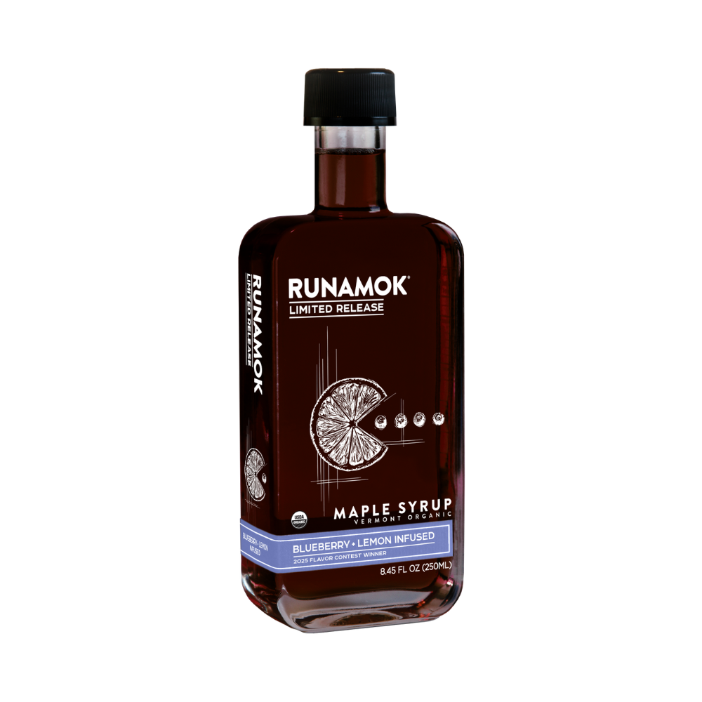 LIMITED Blueberry + Lemon Infused Organic Maple Syrup 250ml