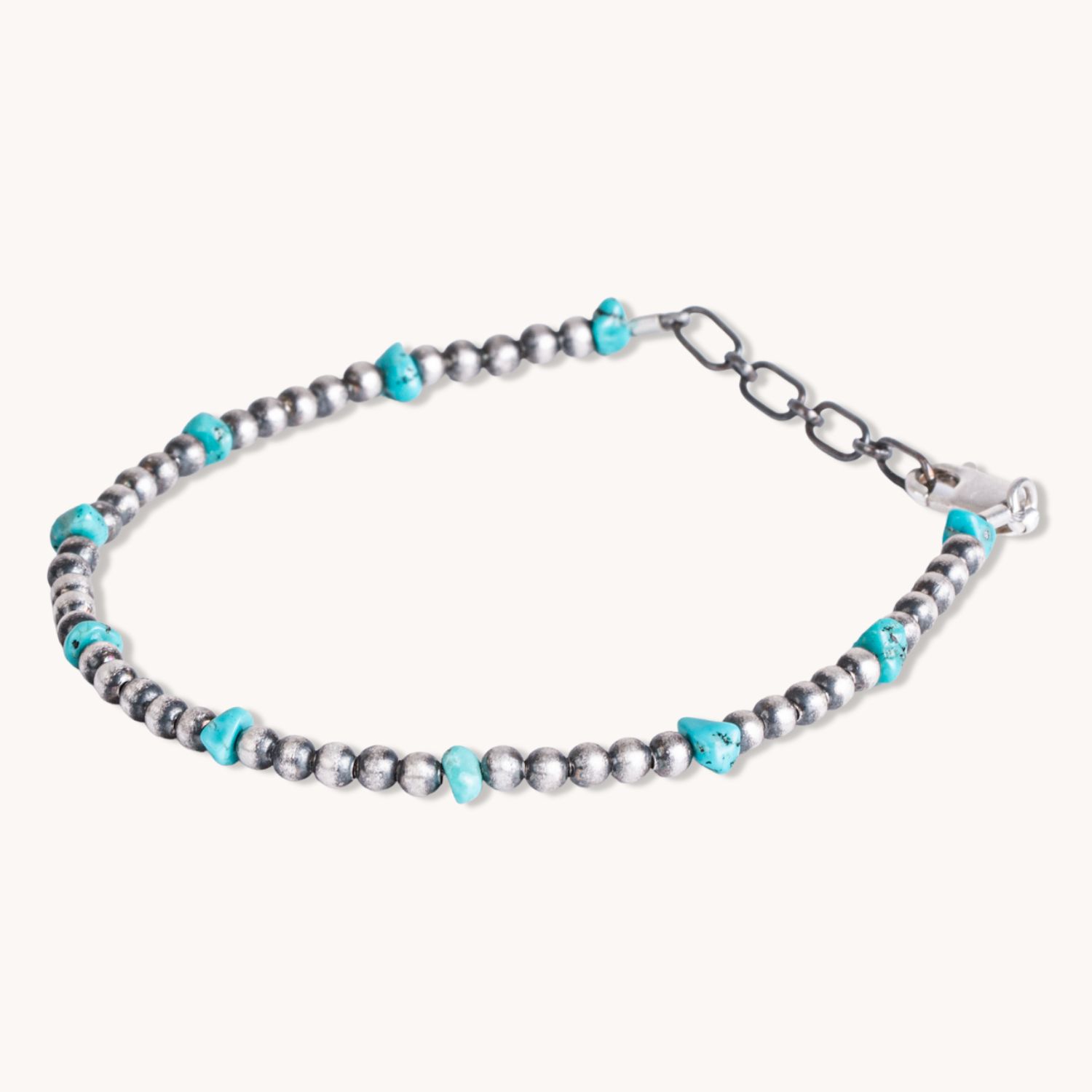 Desert Blossom: Turquoise Petite Pearls Bracelet (3mm)