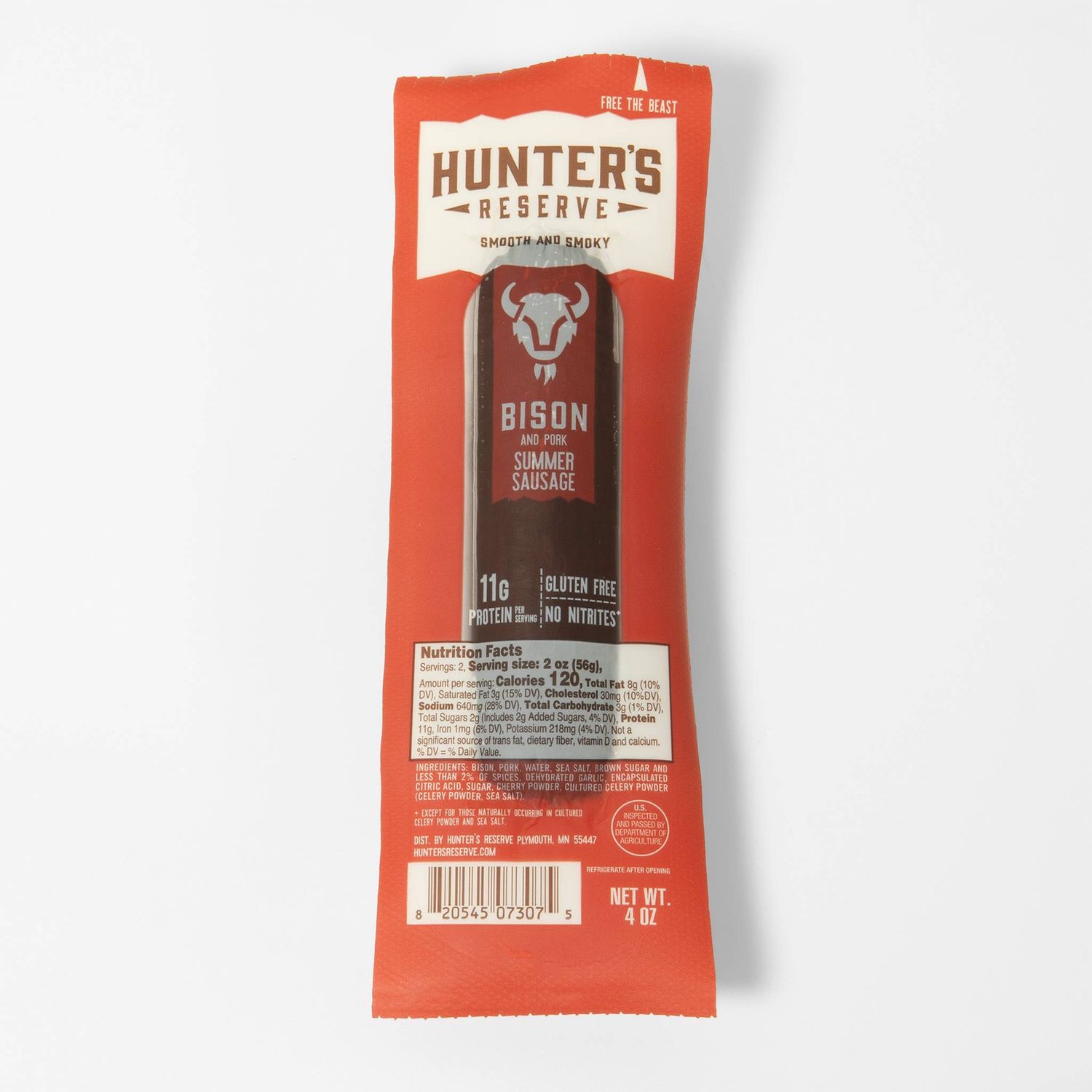 4oz Bison Summer Sausage
