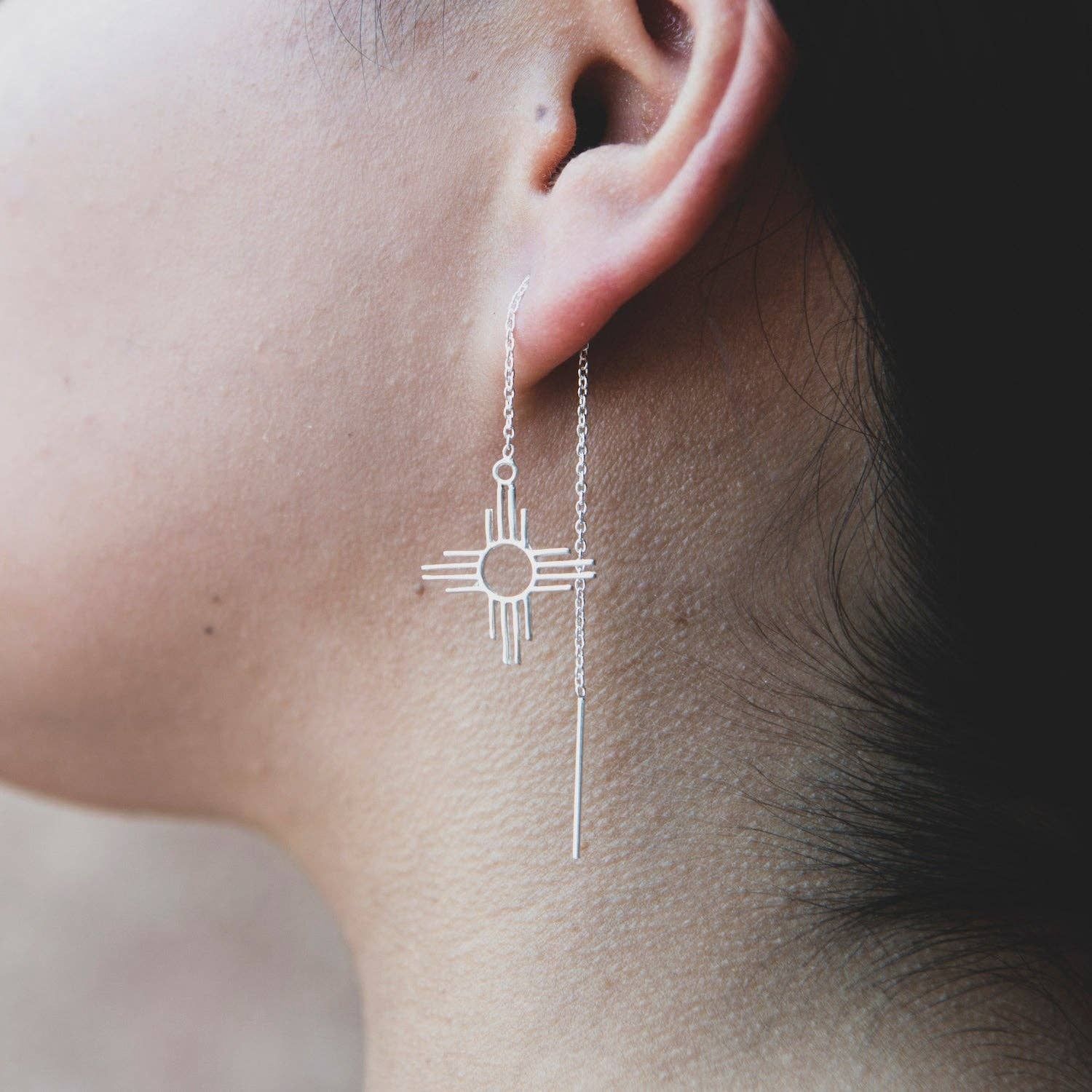 Enchantment: Silver Thread Earrings