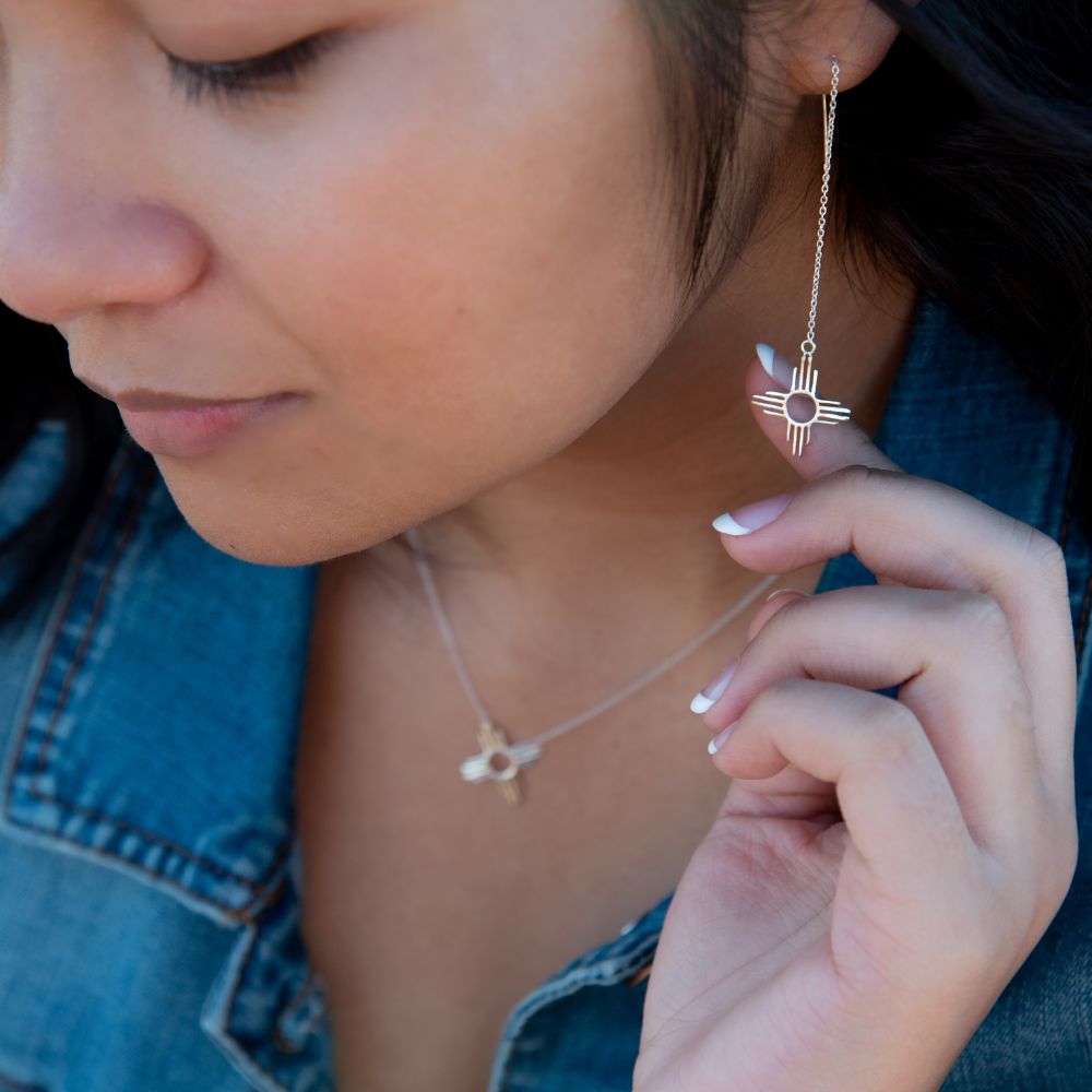Enchantment: Silver Thread Earrings