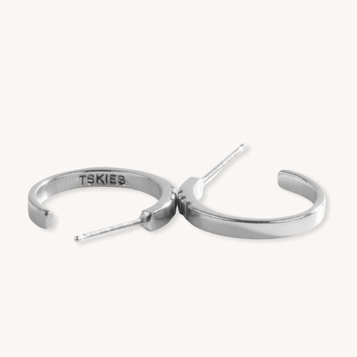 Spirit: Silver Hoop Earrings