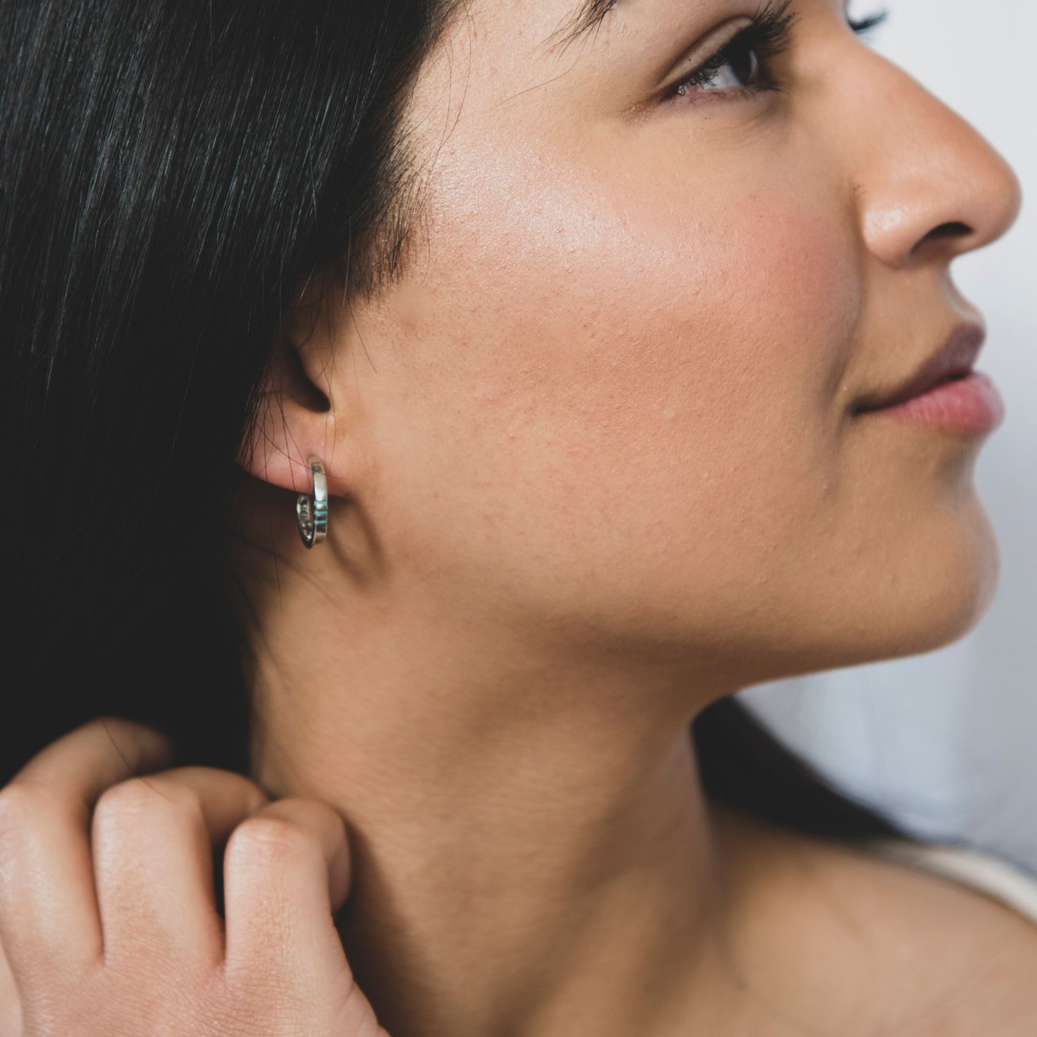 Spirit: Silver Hoop Earrings