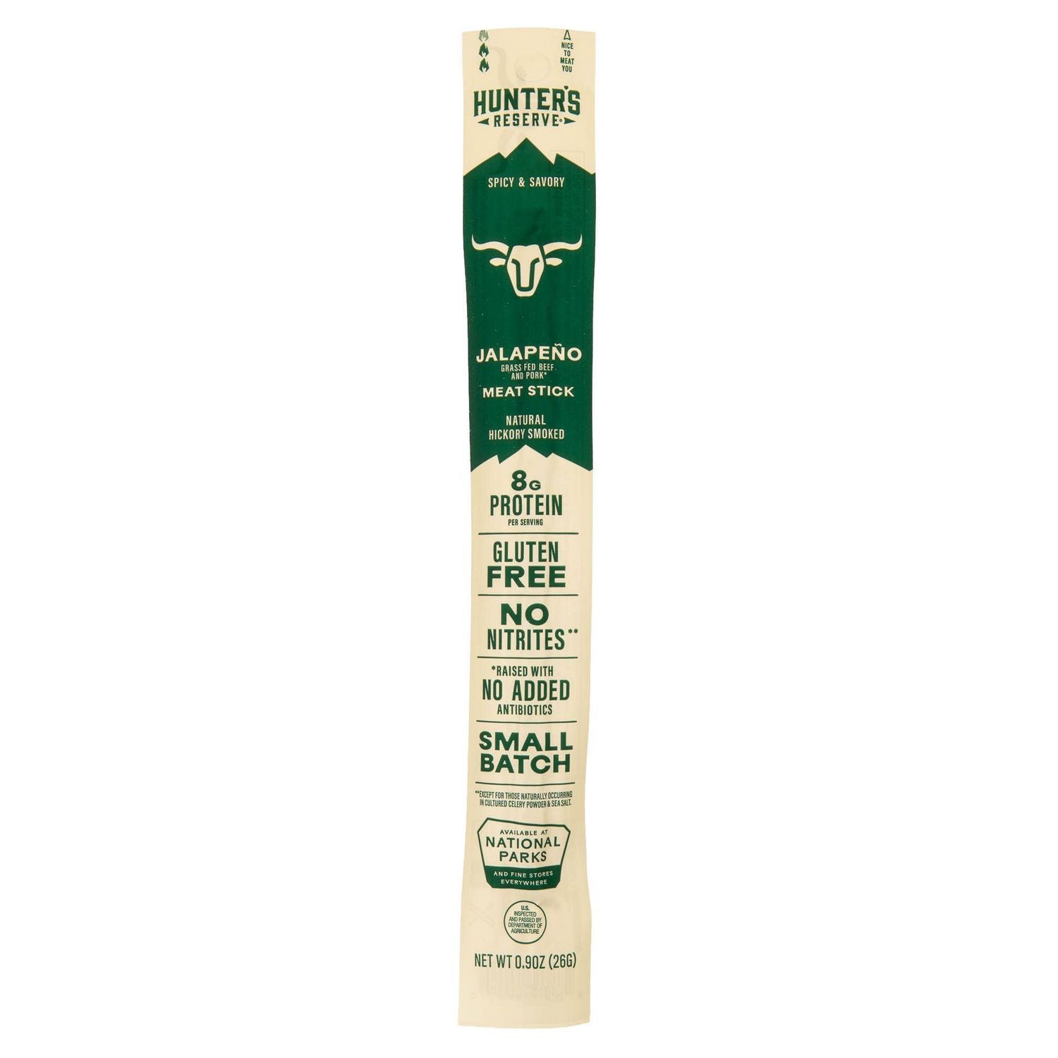 Jalapeño Grass Fed Beef Meat Sticks