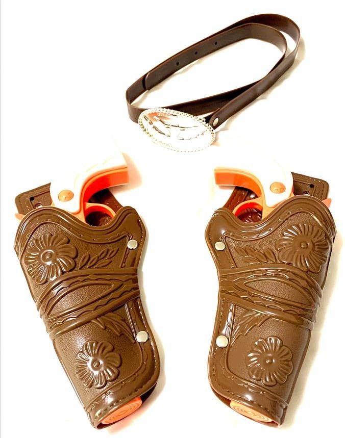 Legends of the Wild West Durango Double Cap Gun &amp; Holster