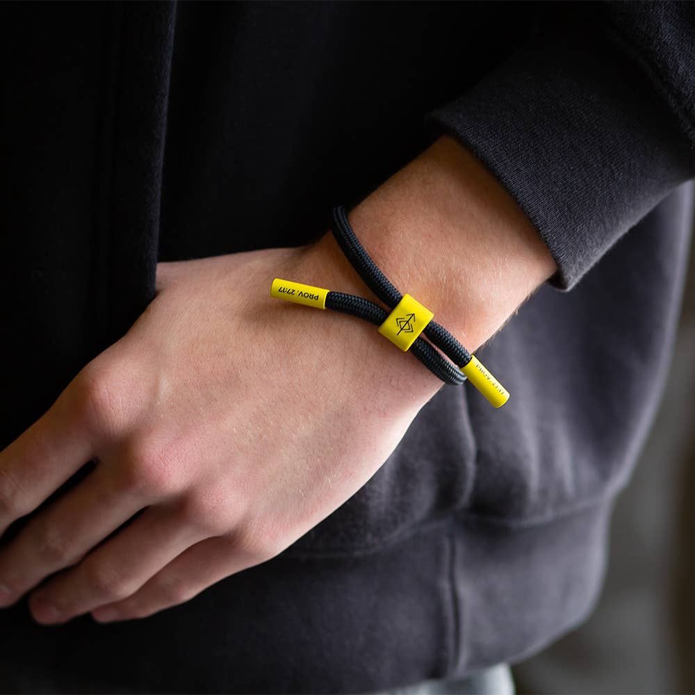 IRON SHARPENS IRON Bracelet, Christian Cord Bracelet