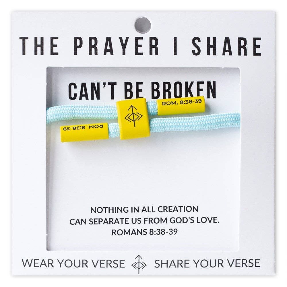 CAN'T BE BROKEN Christian Cord Bracelet