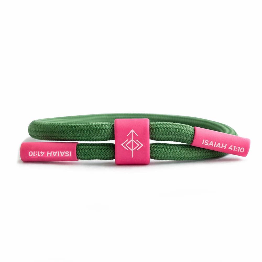 YOU'RE NOT ALONE Bracelet, Christian Cord Bracelet