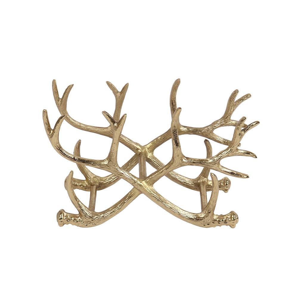Gold Antler Wine Rack