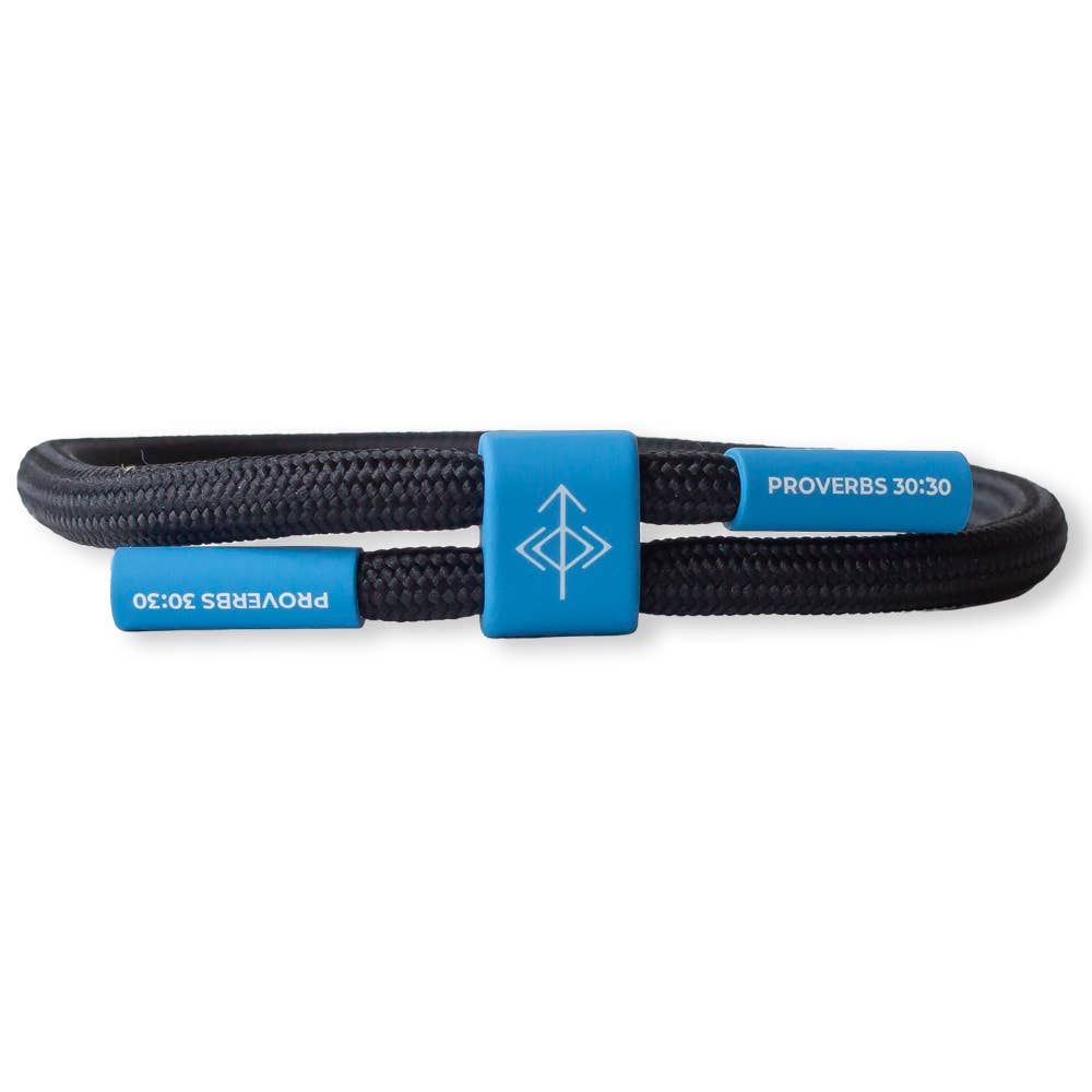 DON'T BACK DOWN  Christian Cord Bracelet