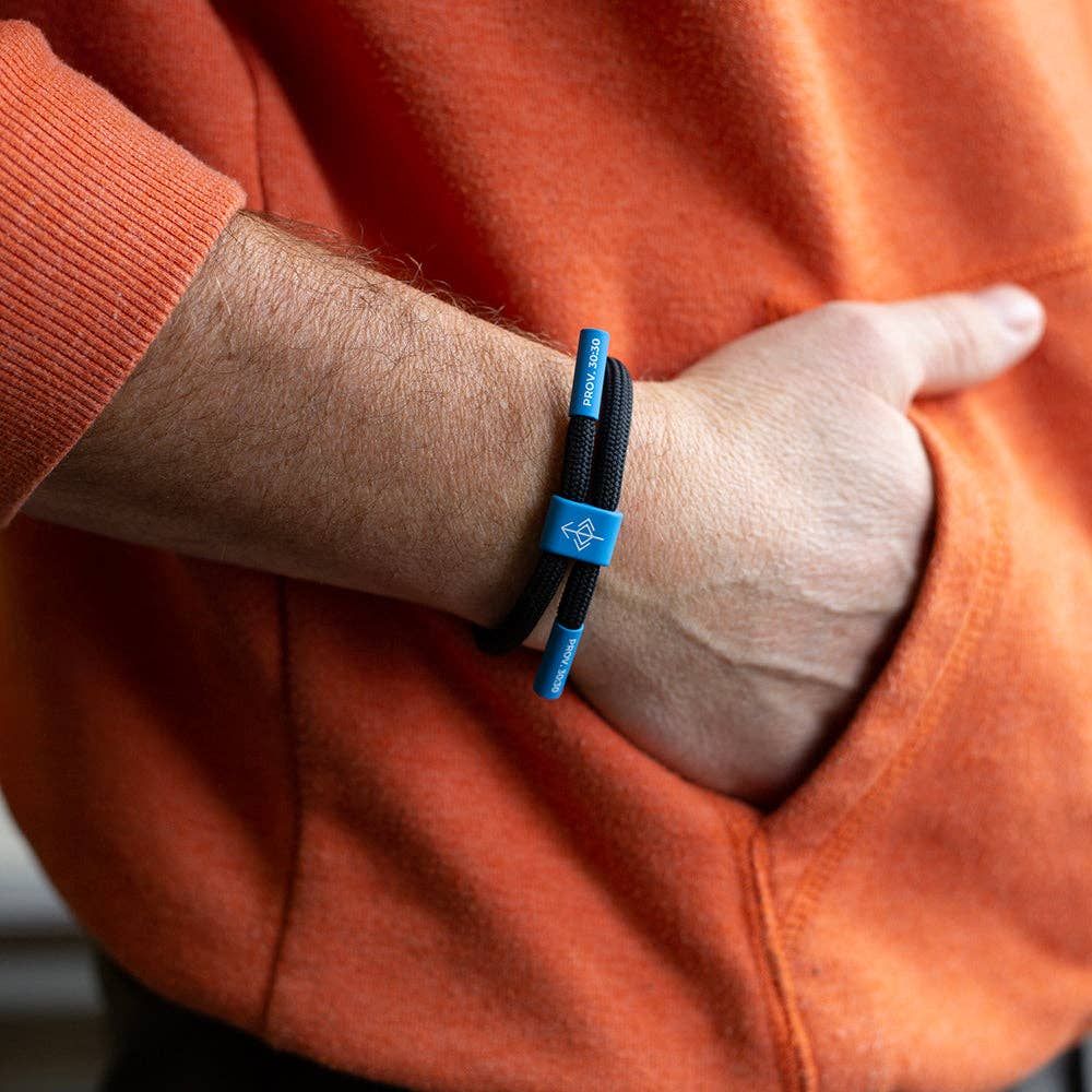 DON'T BACK DOWN  Christian Cord Bracelet